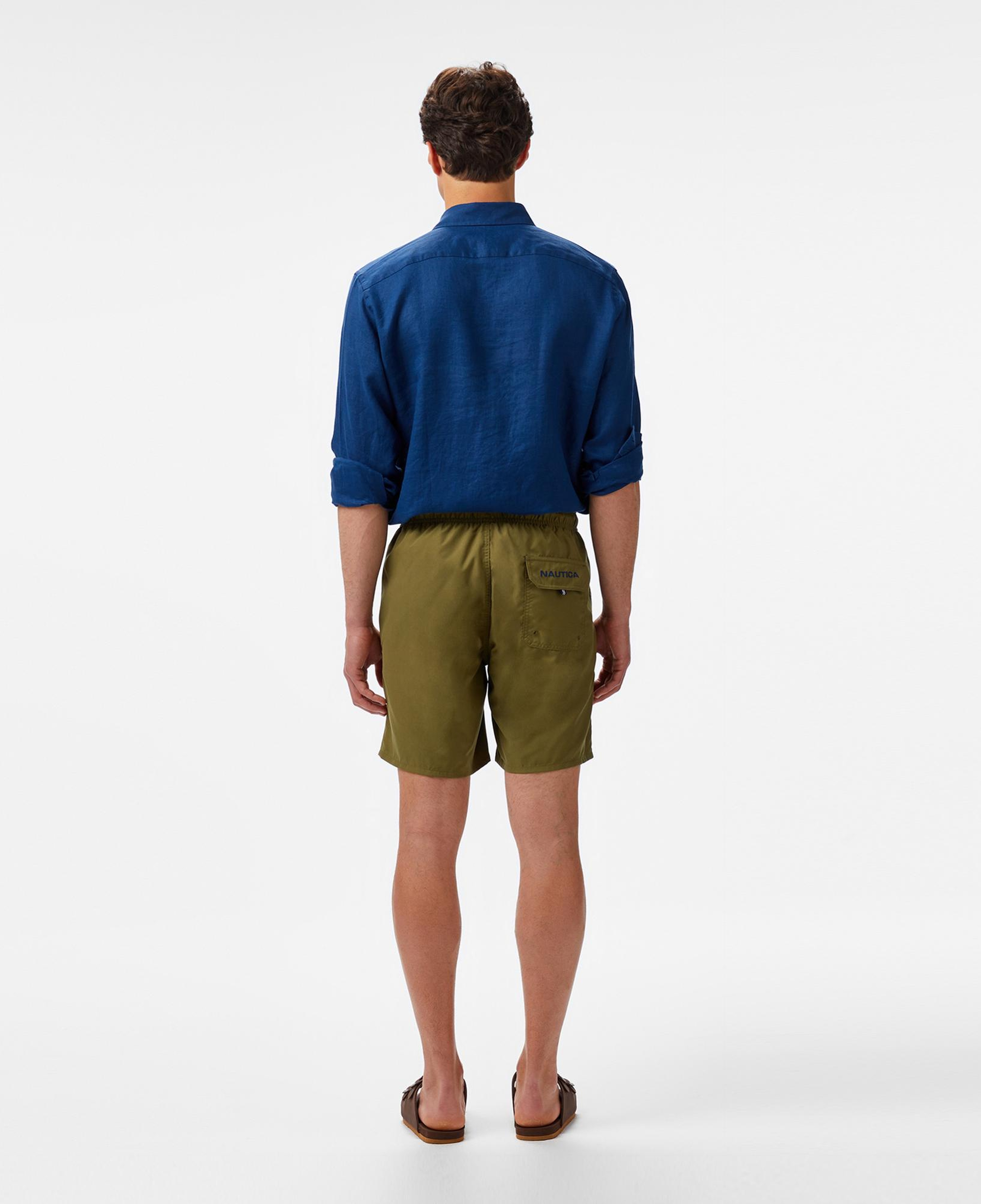 Nautica Erkek Haki Regular Fit Deniz Şortu