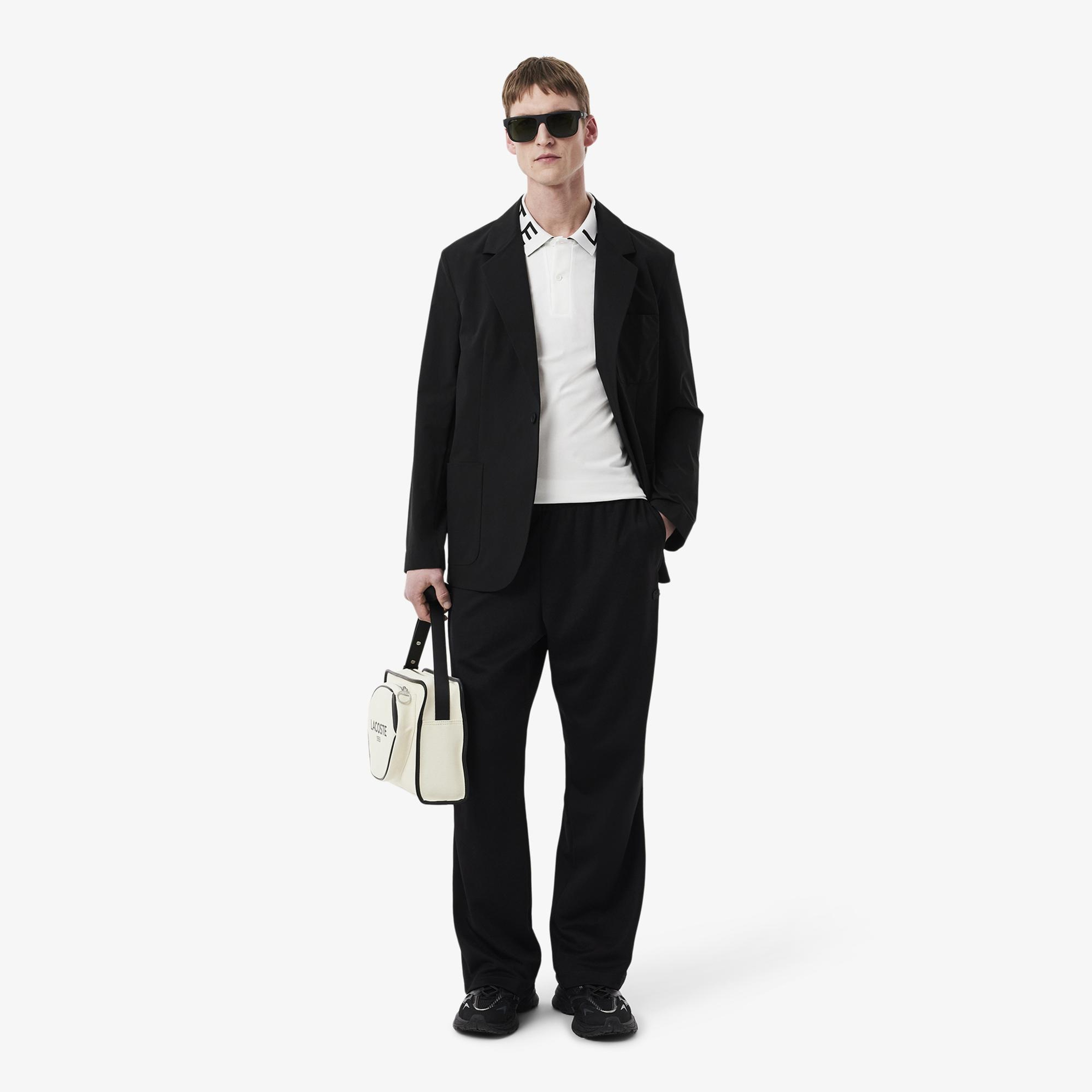 Lacoste Erkek Slim Fit Baskılı Beyaz Polo