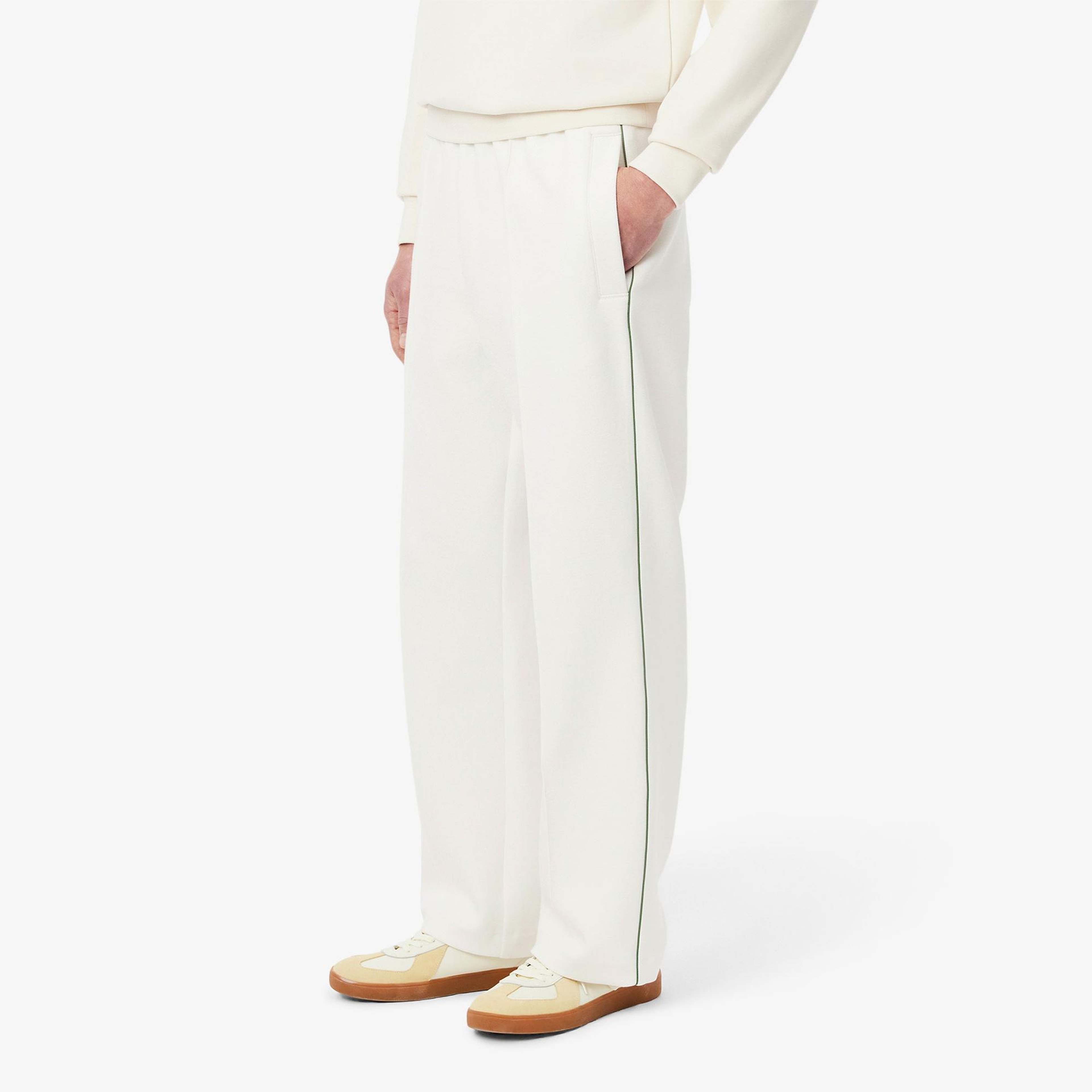 Lacoste Erkek Loose Fit Beyaz Eşofman Altı