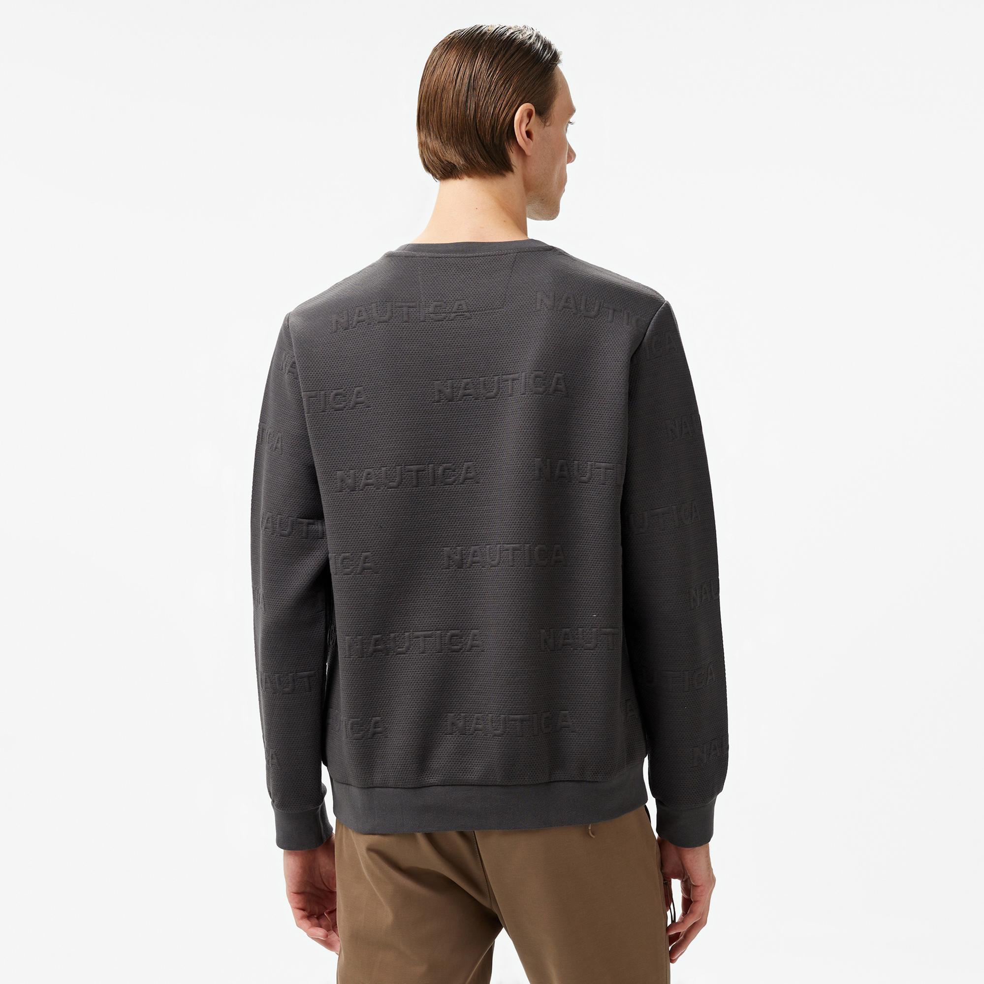 Nautica Erkek Gri Regular Fit Sweatshirt