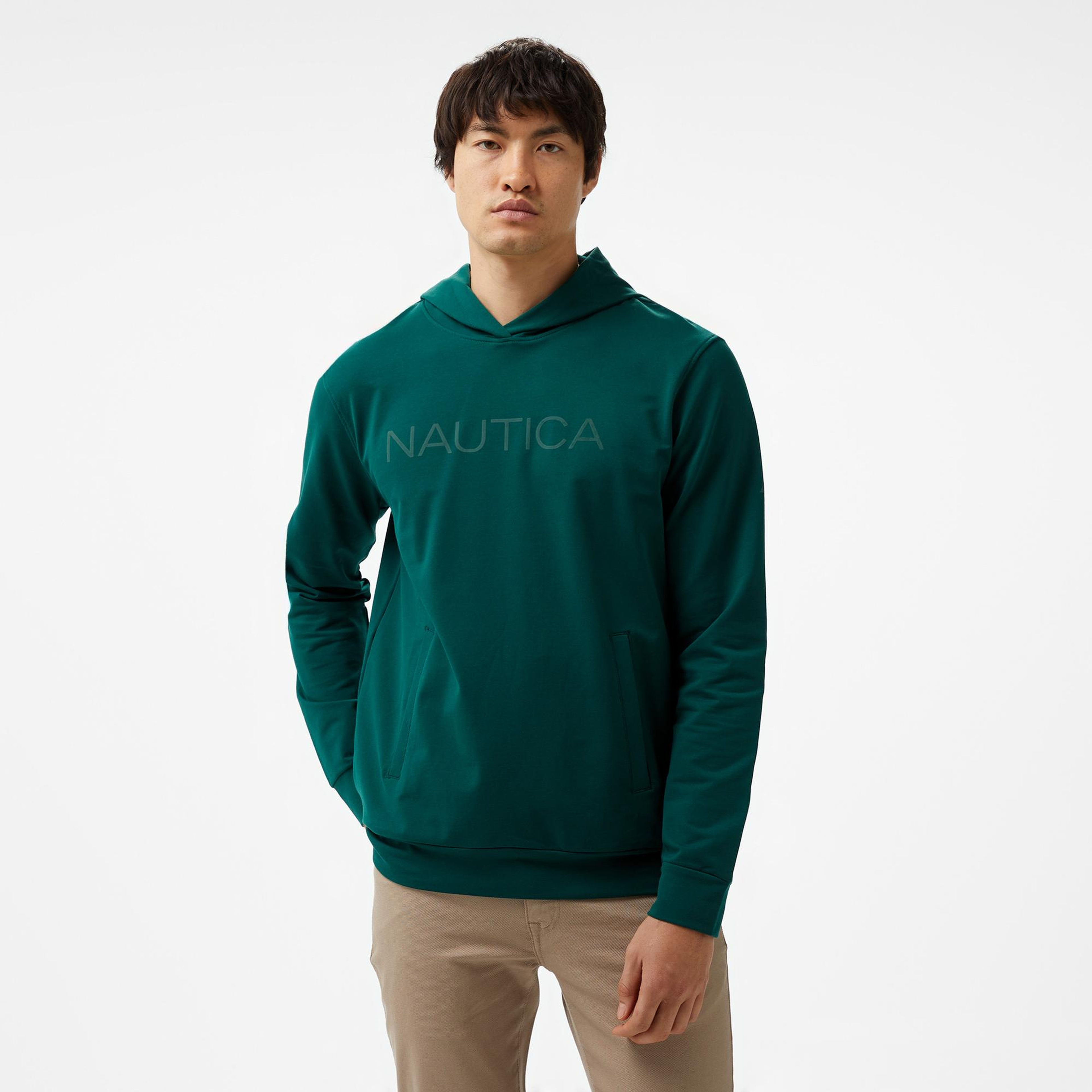Nautica Erkek Yeşil Standart Fit Sweatshirt