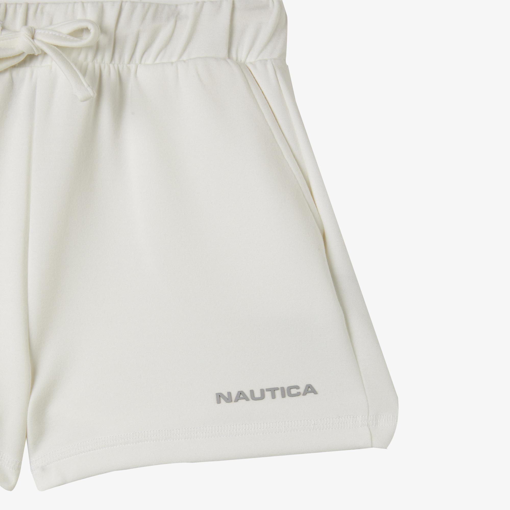 Nautica Kız Çocuk Beyaz Standart Fit Şort