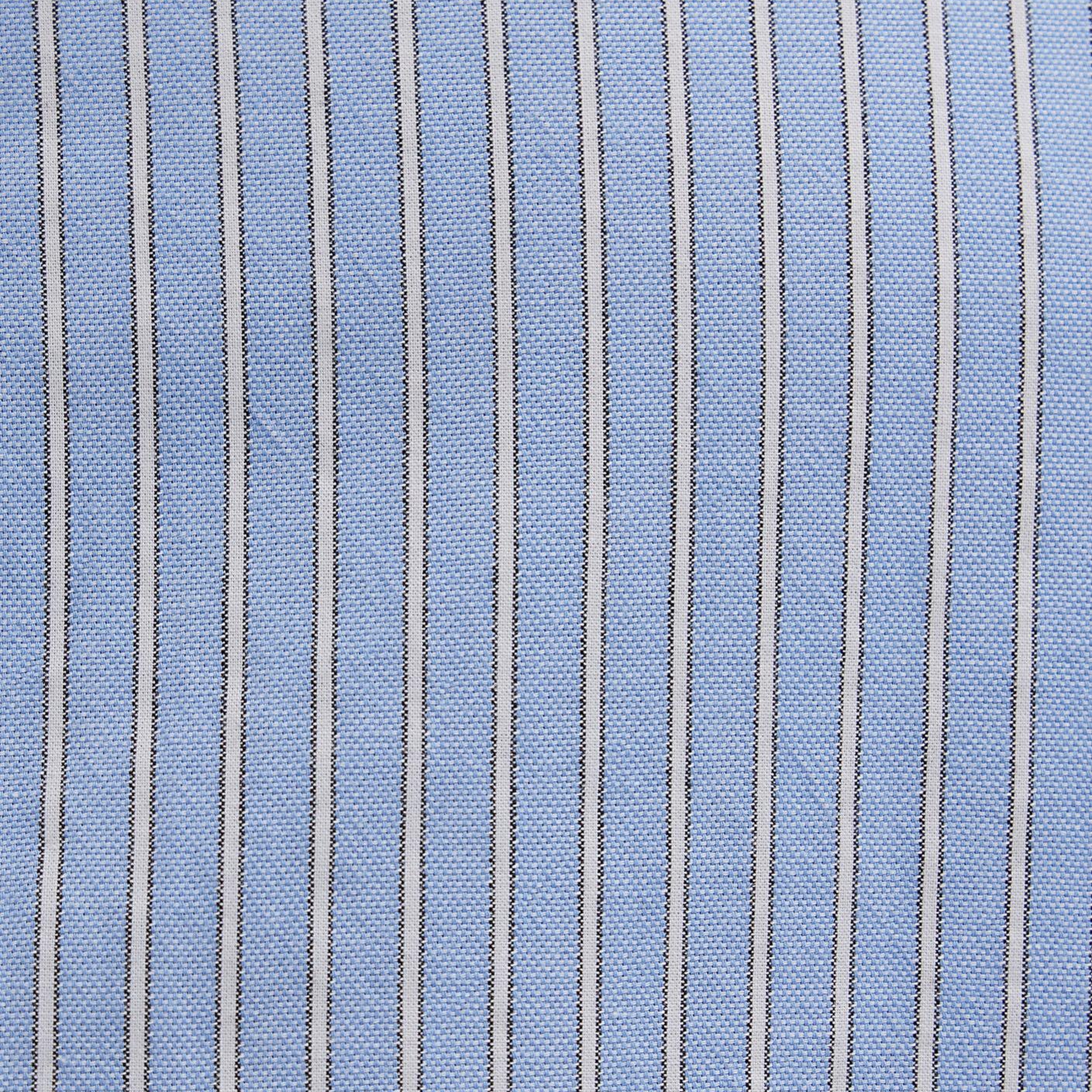 Mavi Çizgili Mavi Gömlek Regular Fit / Normal Kesim 0211710-90934