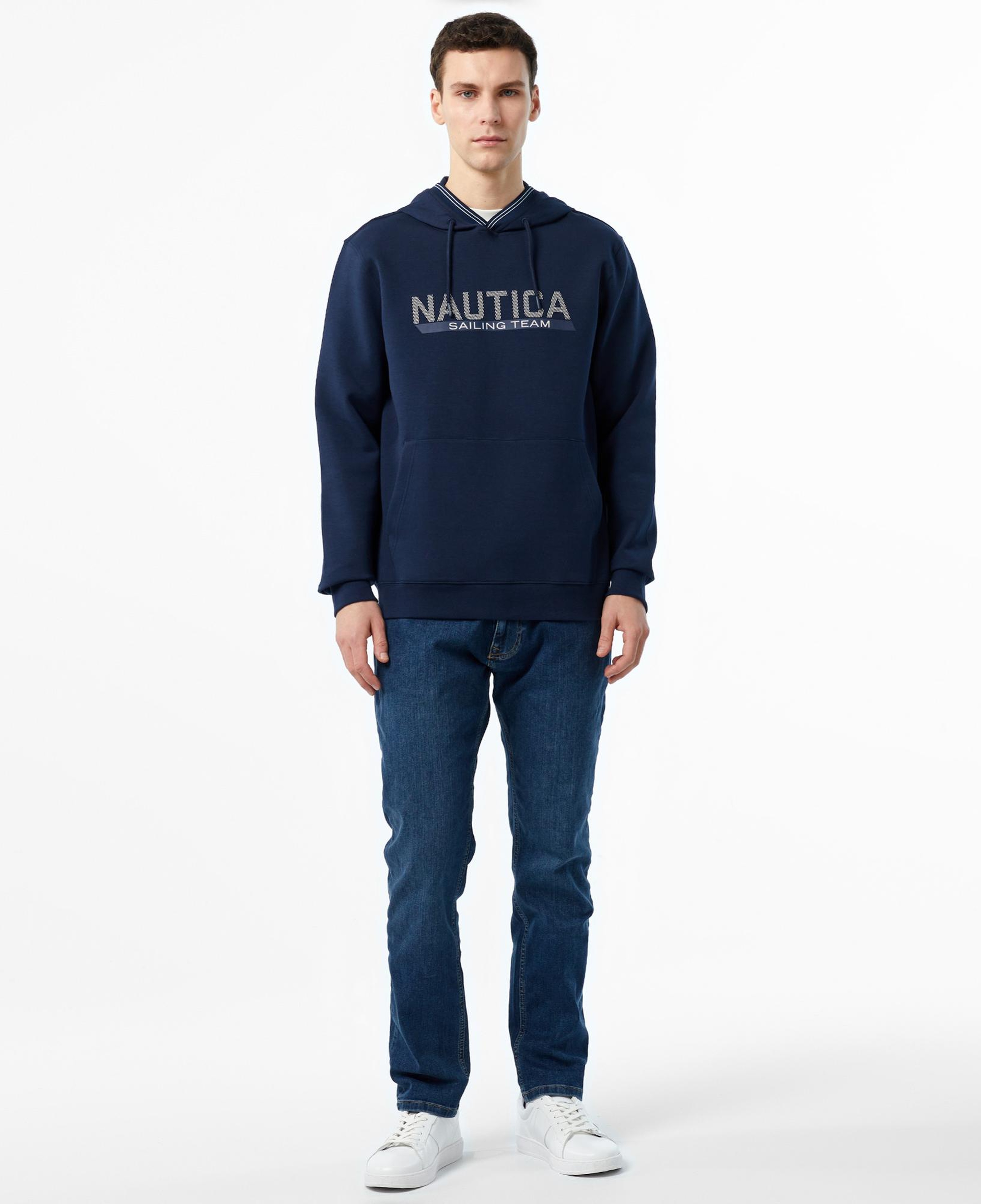 Nautica Erkek Lacivert Regular Fit Sweatshirt