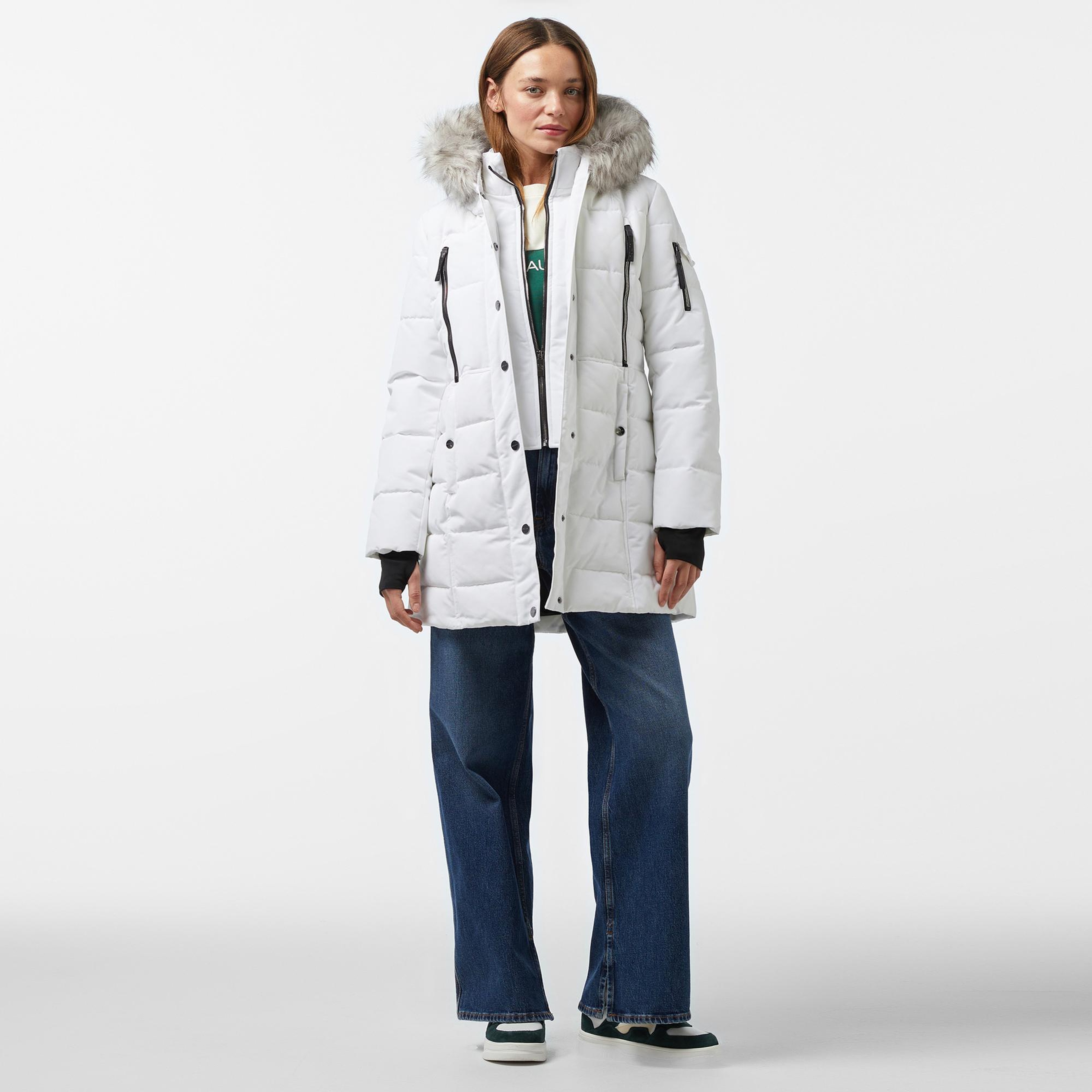 Nautica Kadın Beyaz Mont