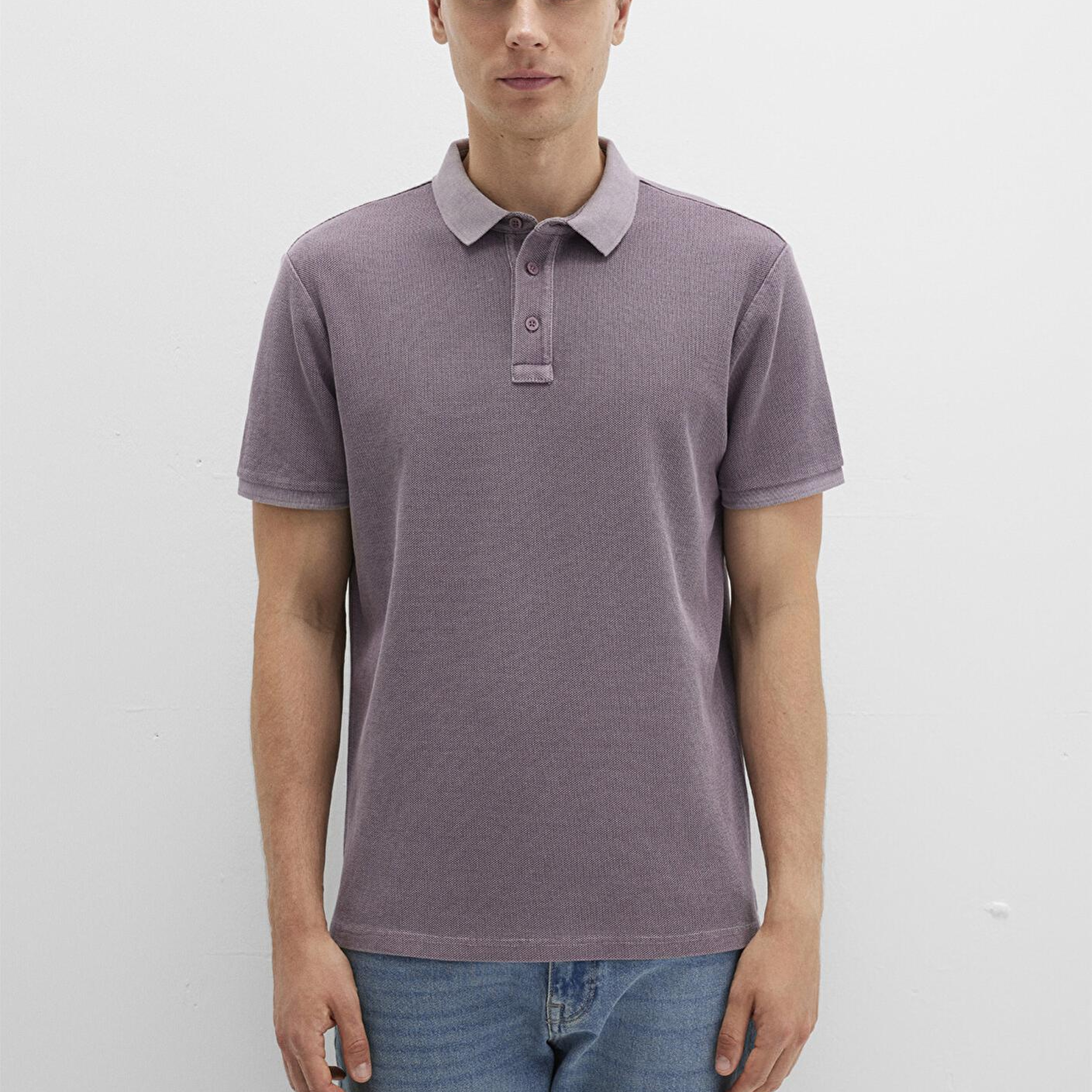 Mavi Mor Polo Tişört Regular Fit / Normal Kesim 0612825-70648