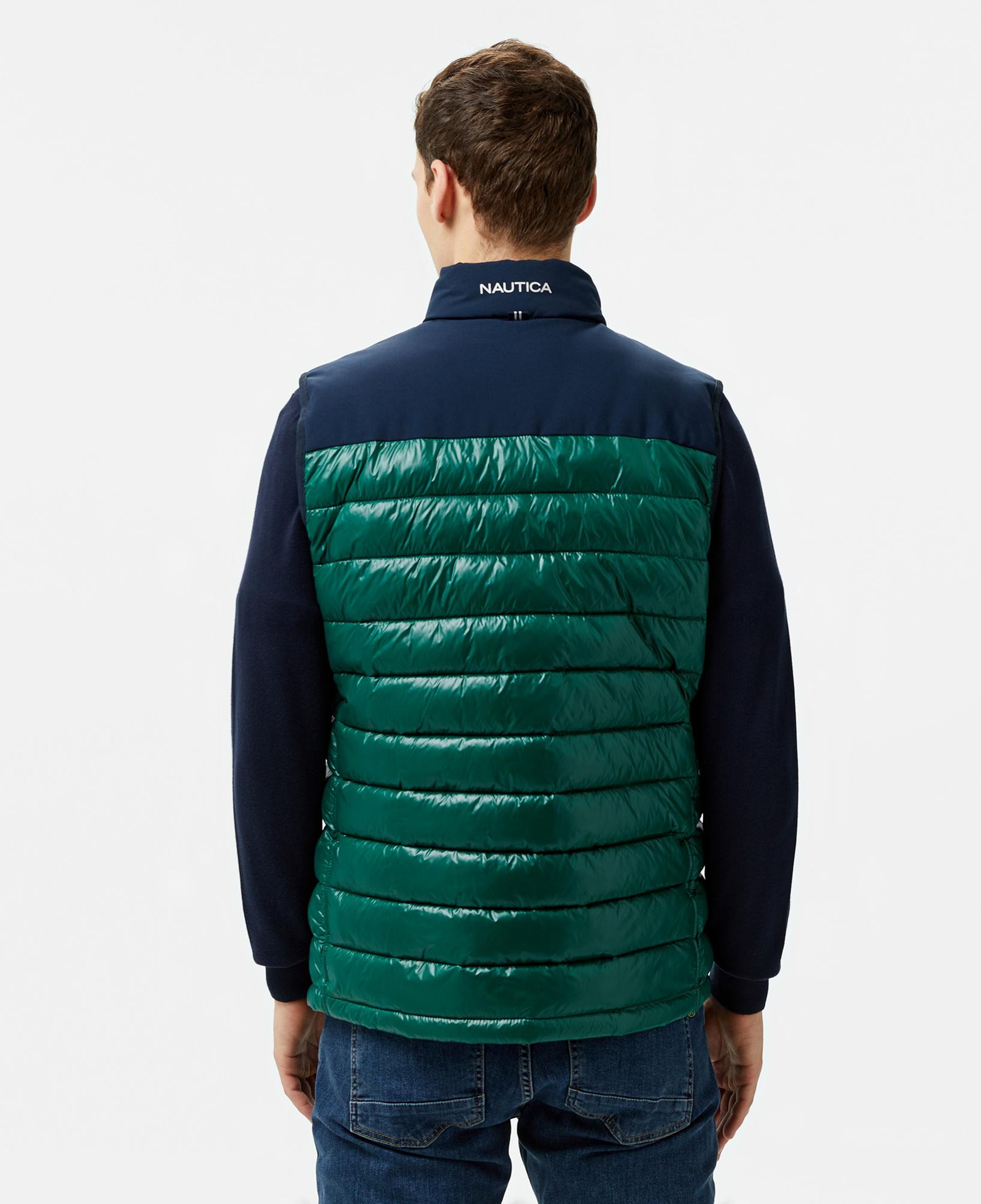 Nautica Erkek Yeşil & Lacivert Çift Taraflı Yelek