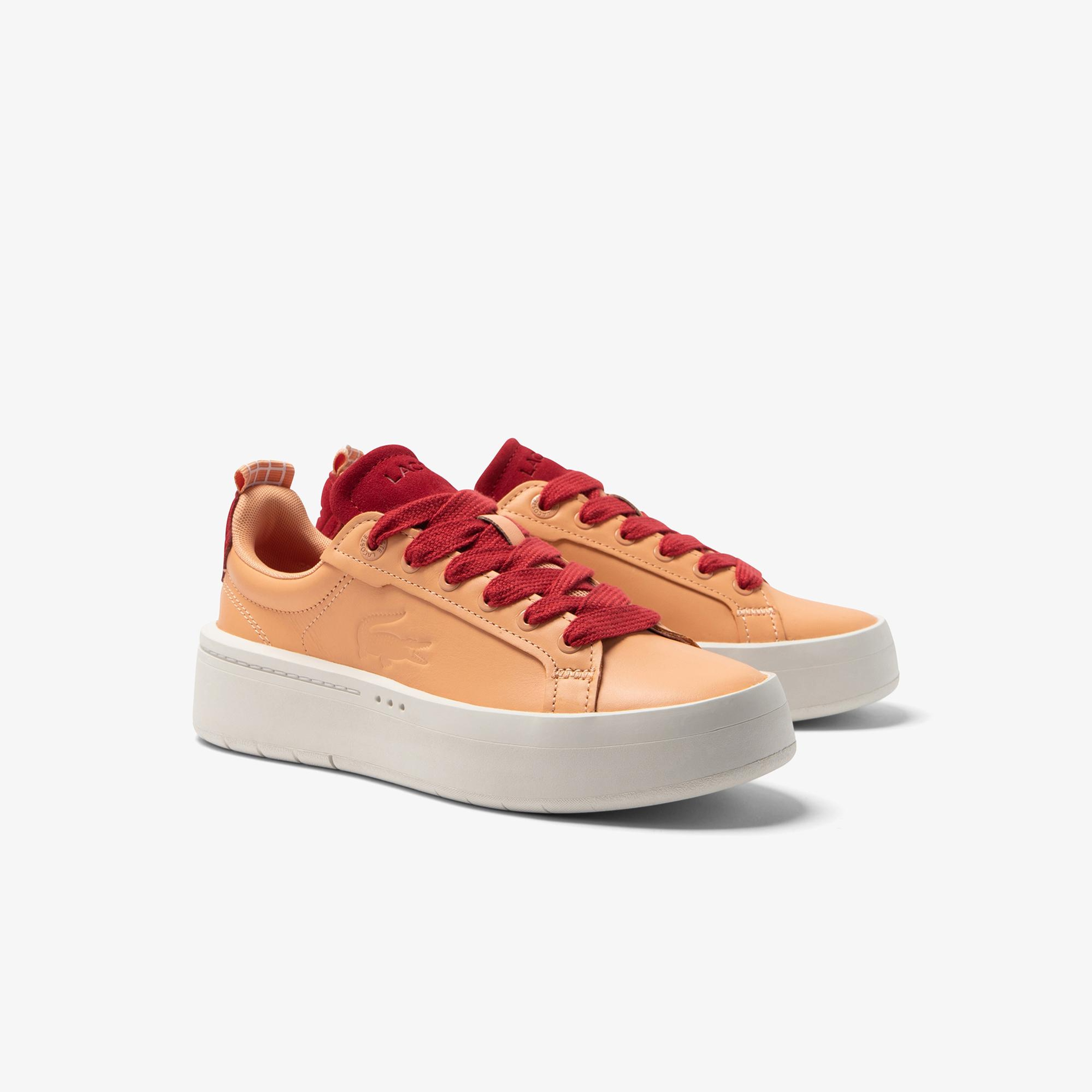 Lacoste Carnaby Platform Kadın Turuncu Sneaker