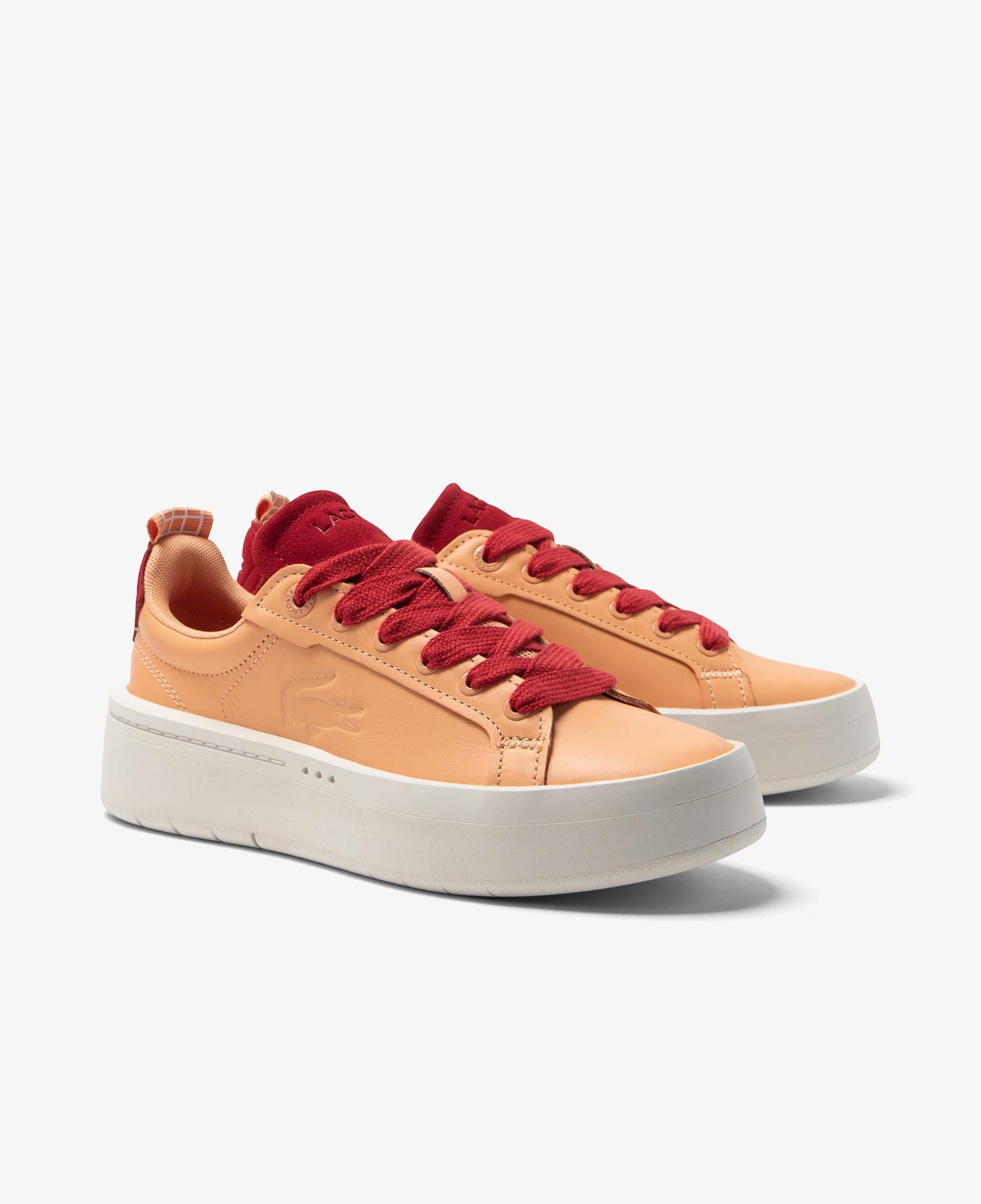 Lacoste Carnaby Platform Kadın Turuncu Sneaker