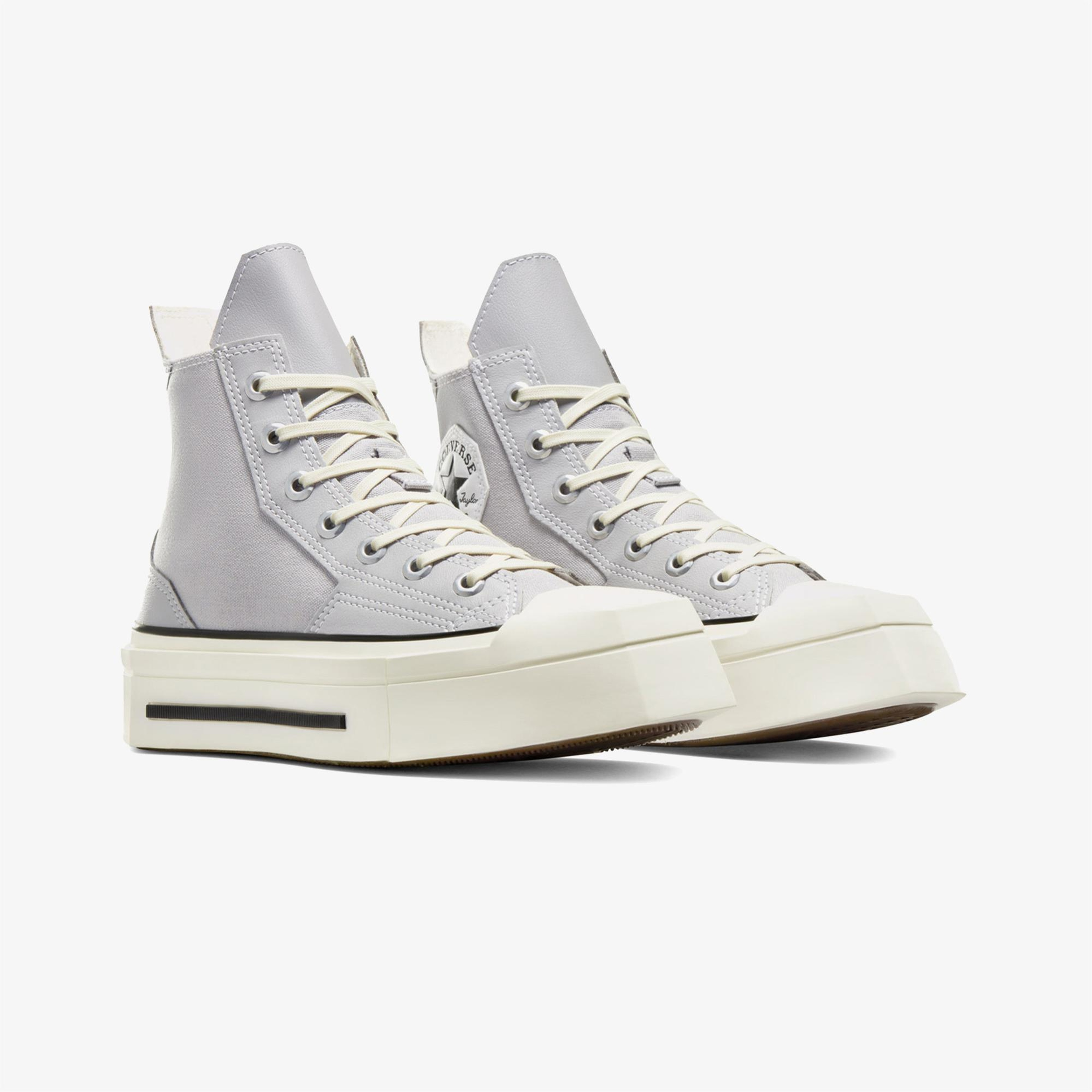 Converse Chuck 70 De Luxe Squared Unisex Gri Platform Sneaker