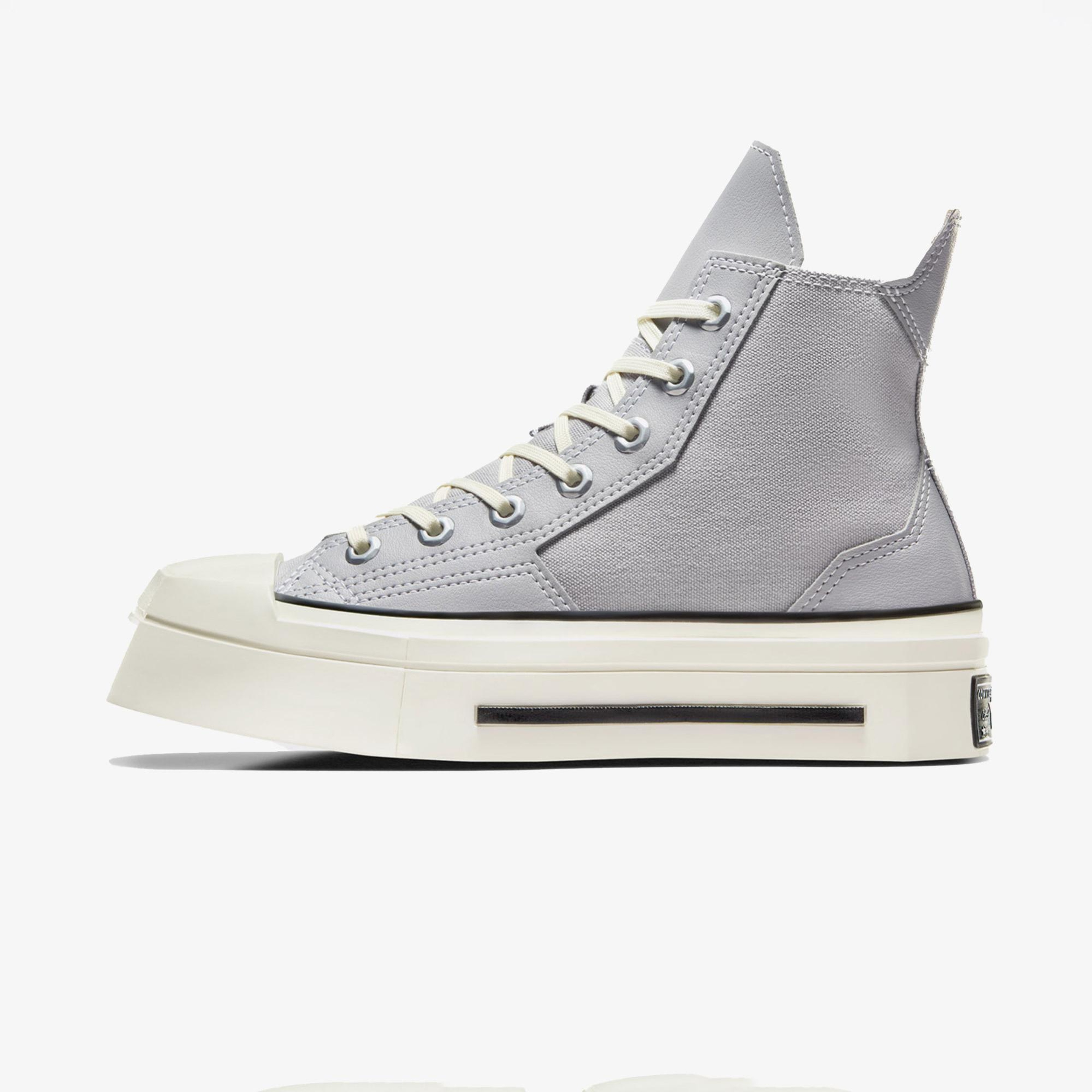 Converse Chuck 70 De Luxe Squared Unisex Gri Platform Sneaker