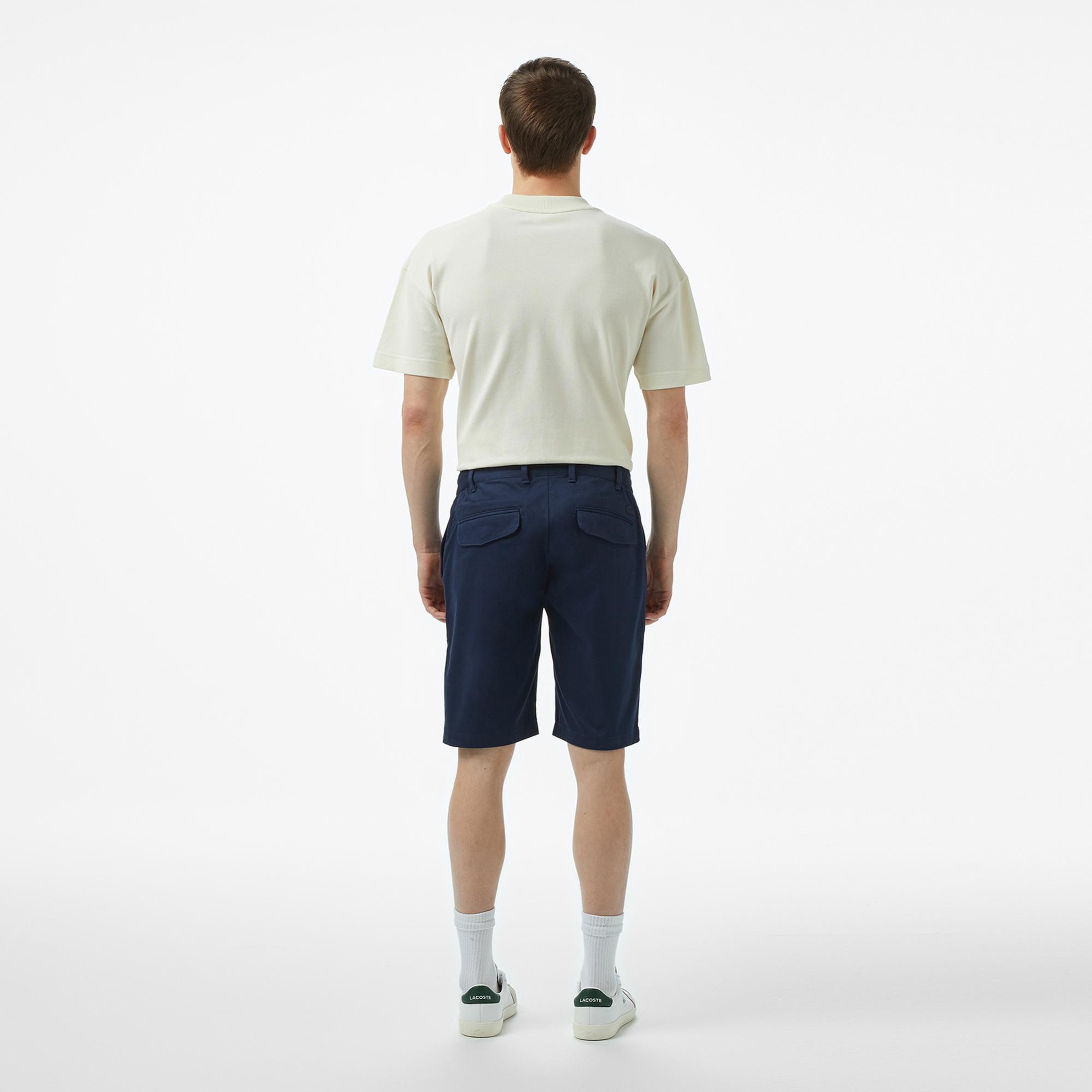 Lacoste Erkek Tapered Fit Lacivert Bermuda Şort