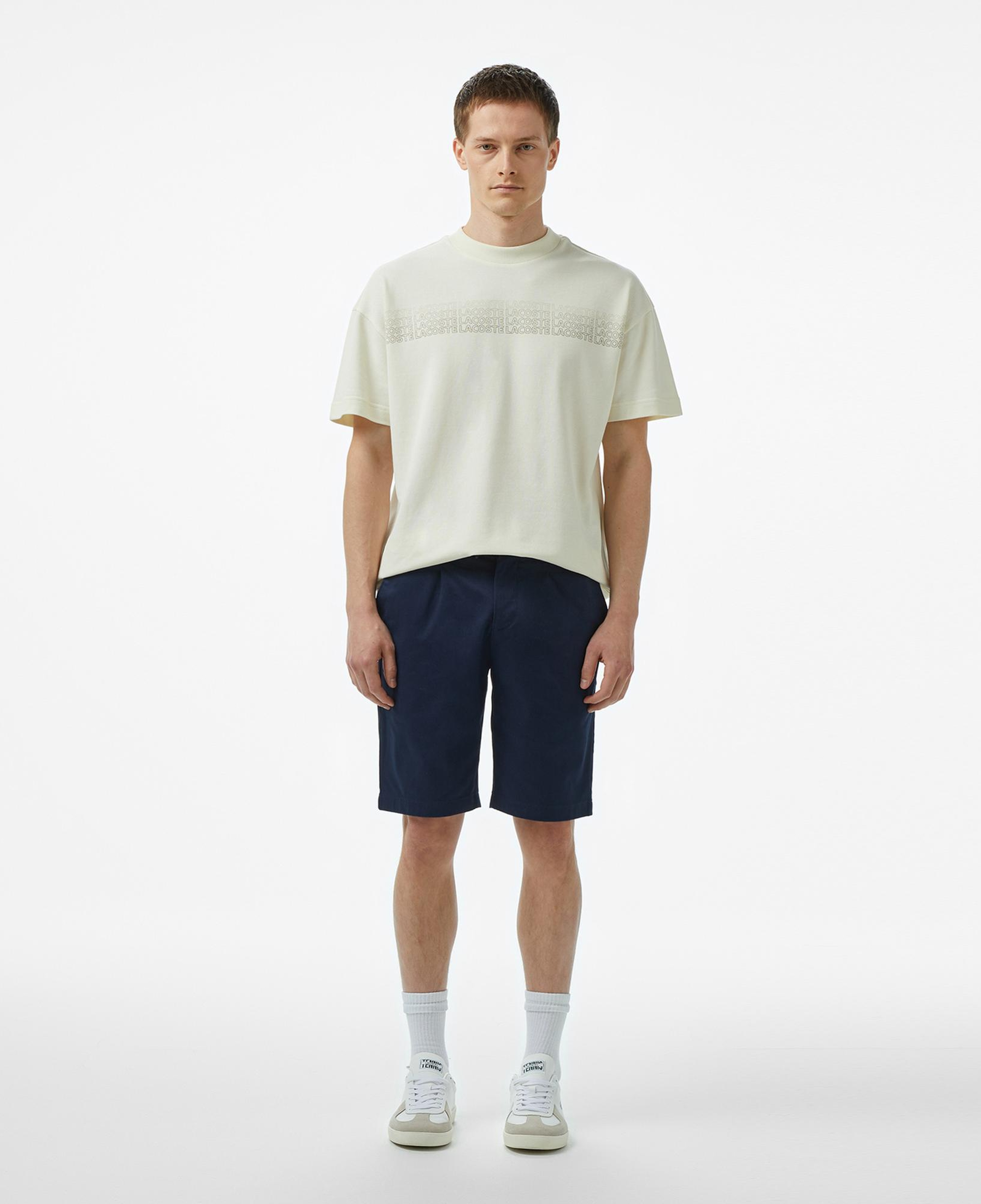 Lacoste Erkek Tapered Fit Lacivert Bermuda Şort