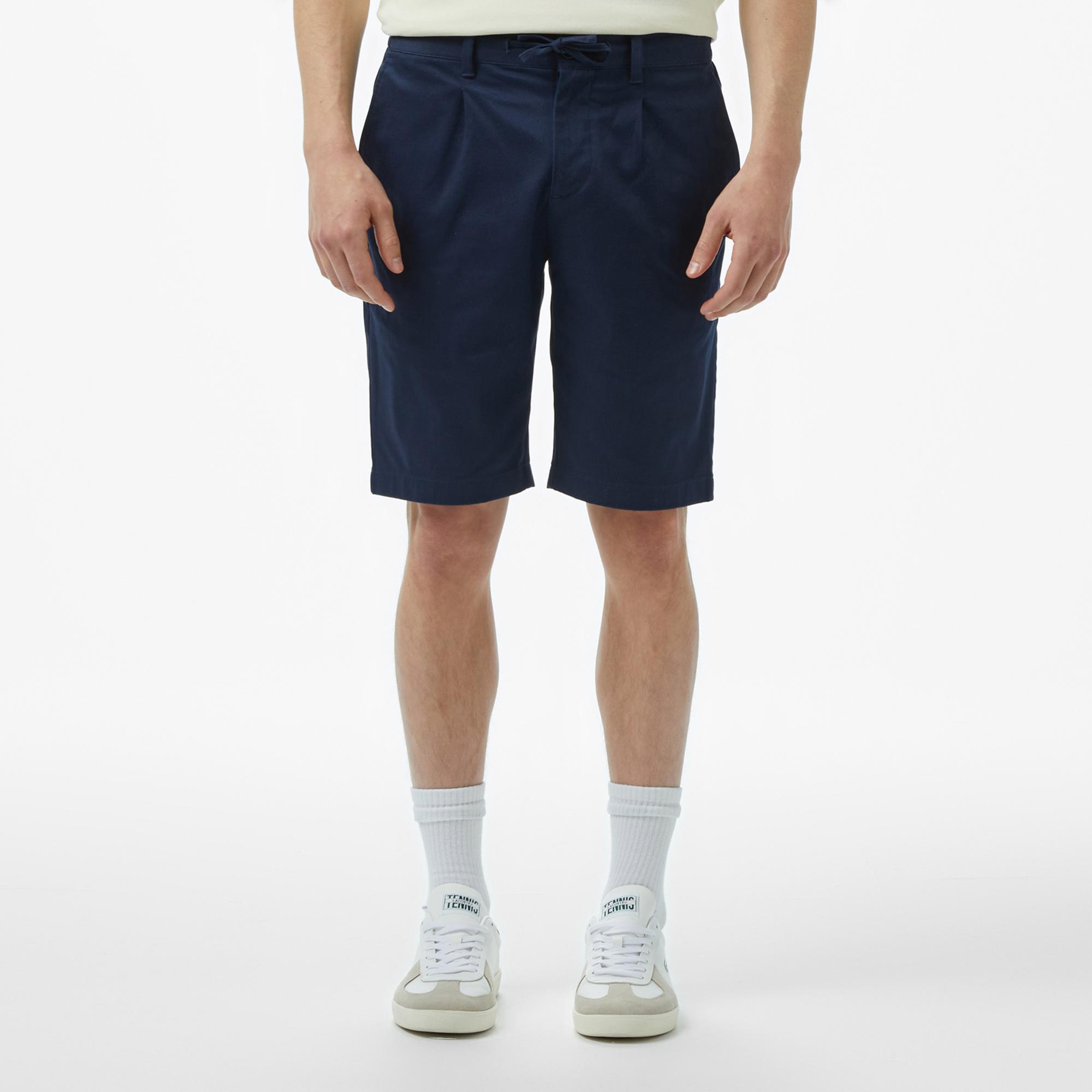 Lacoste Erkek Tapered Fit Lacivert Bermuda Şort