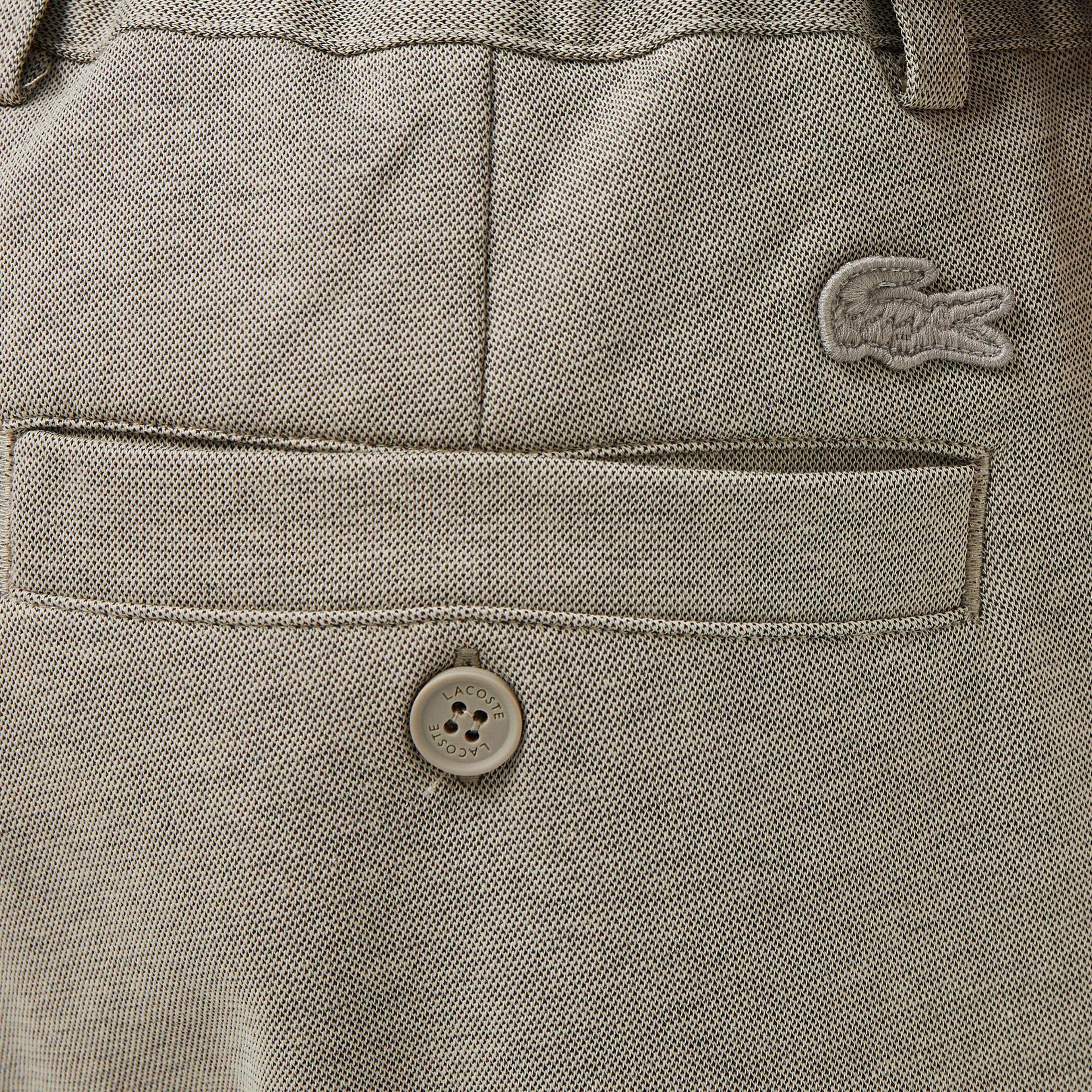 Lacoste Erkek Tapered Fit Bej Bermuda Şort