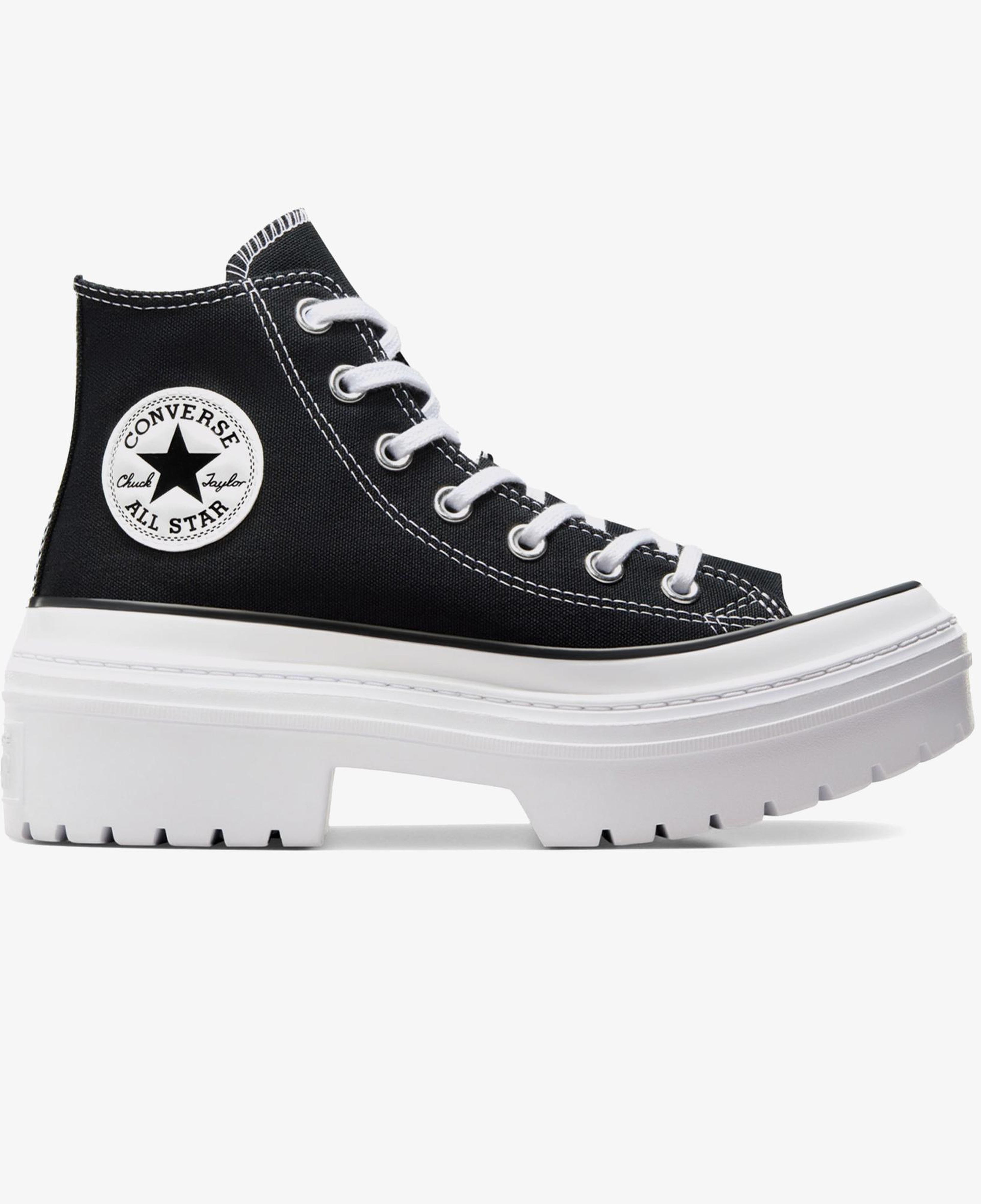 Converse Chuck Taylor All Star Lugged Heel Kadın Siyah Platform Sneaker