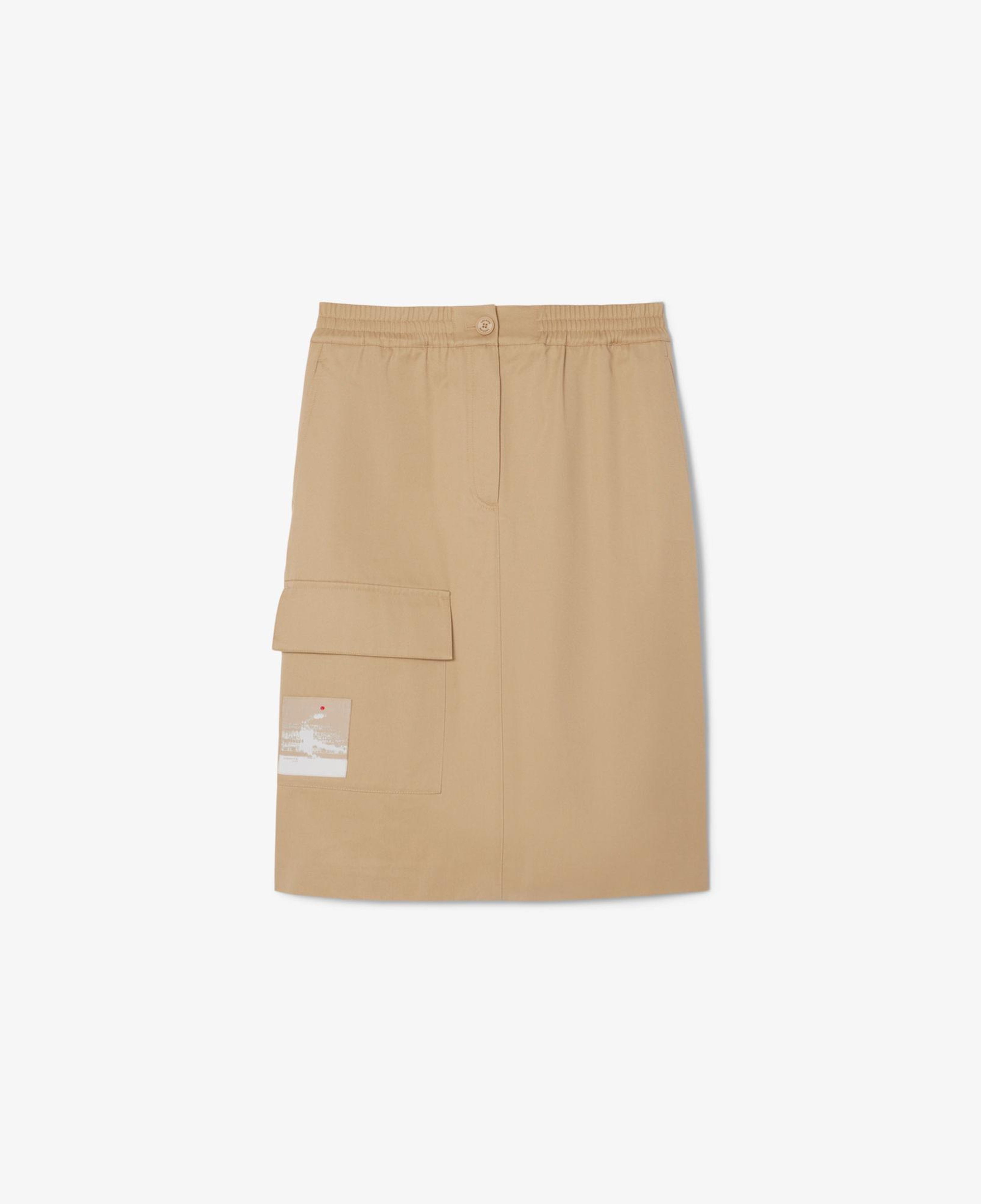 Lacoste Kadın Straight Fit Bej Etek