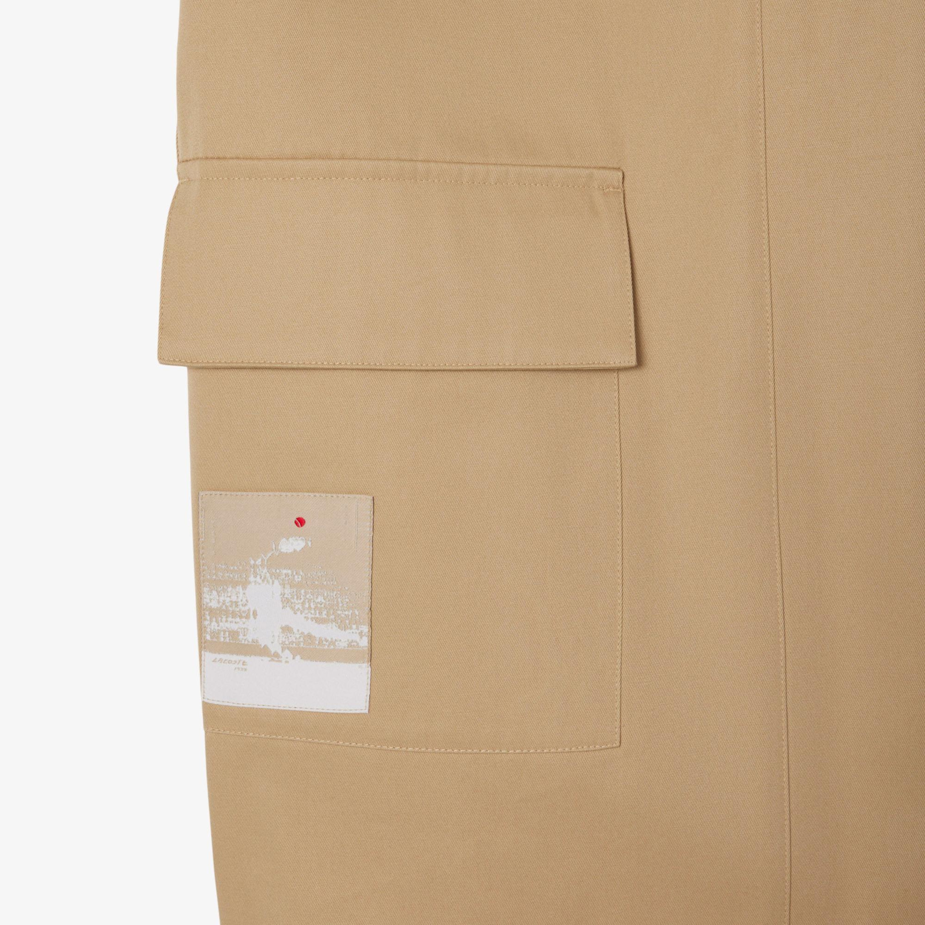 Lacoste Kadın Straight Fit Bej Etek