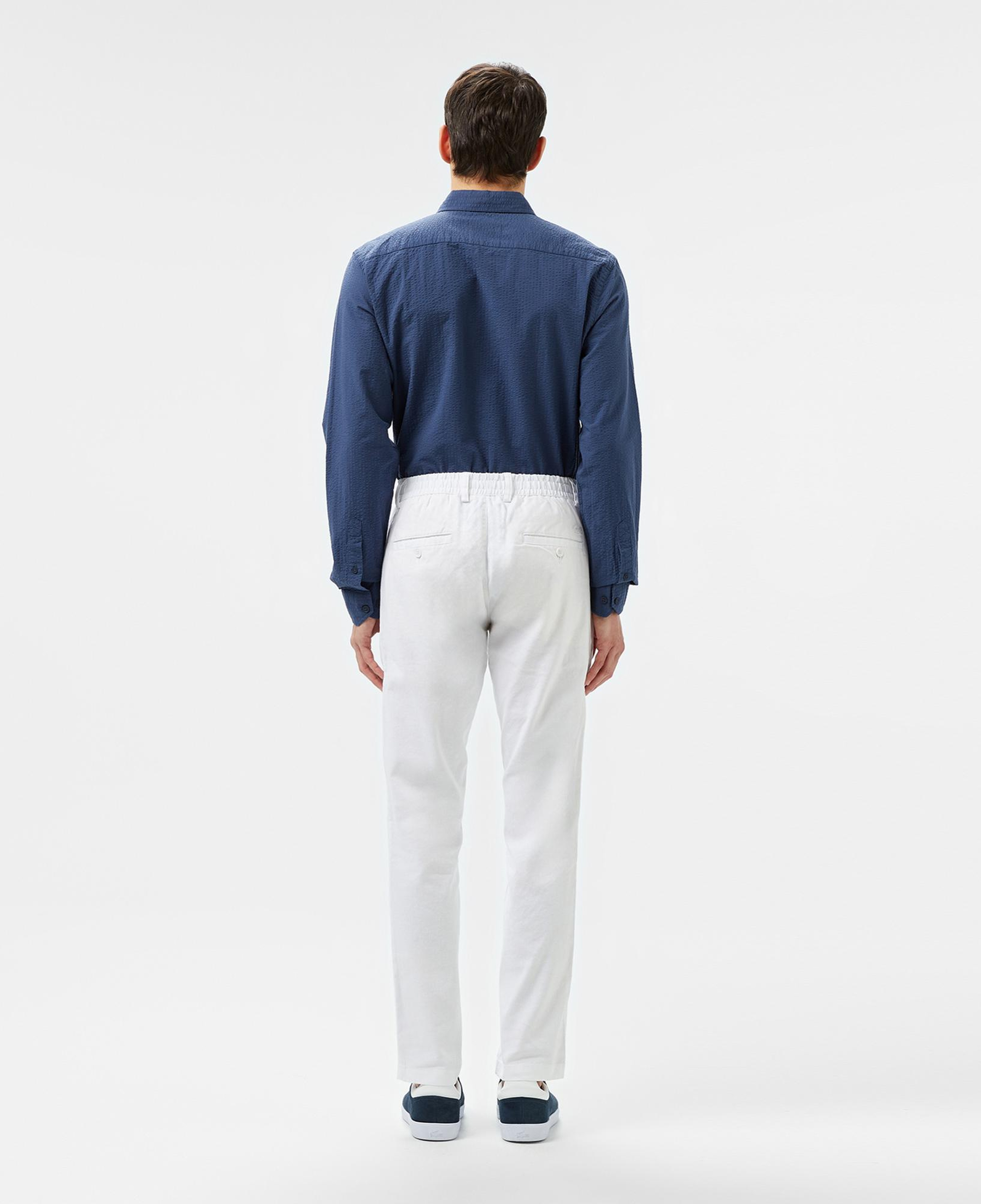 Lacoste Erkek Slim Fit Beyaz Pantolon