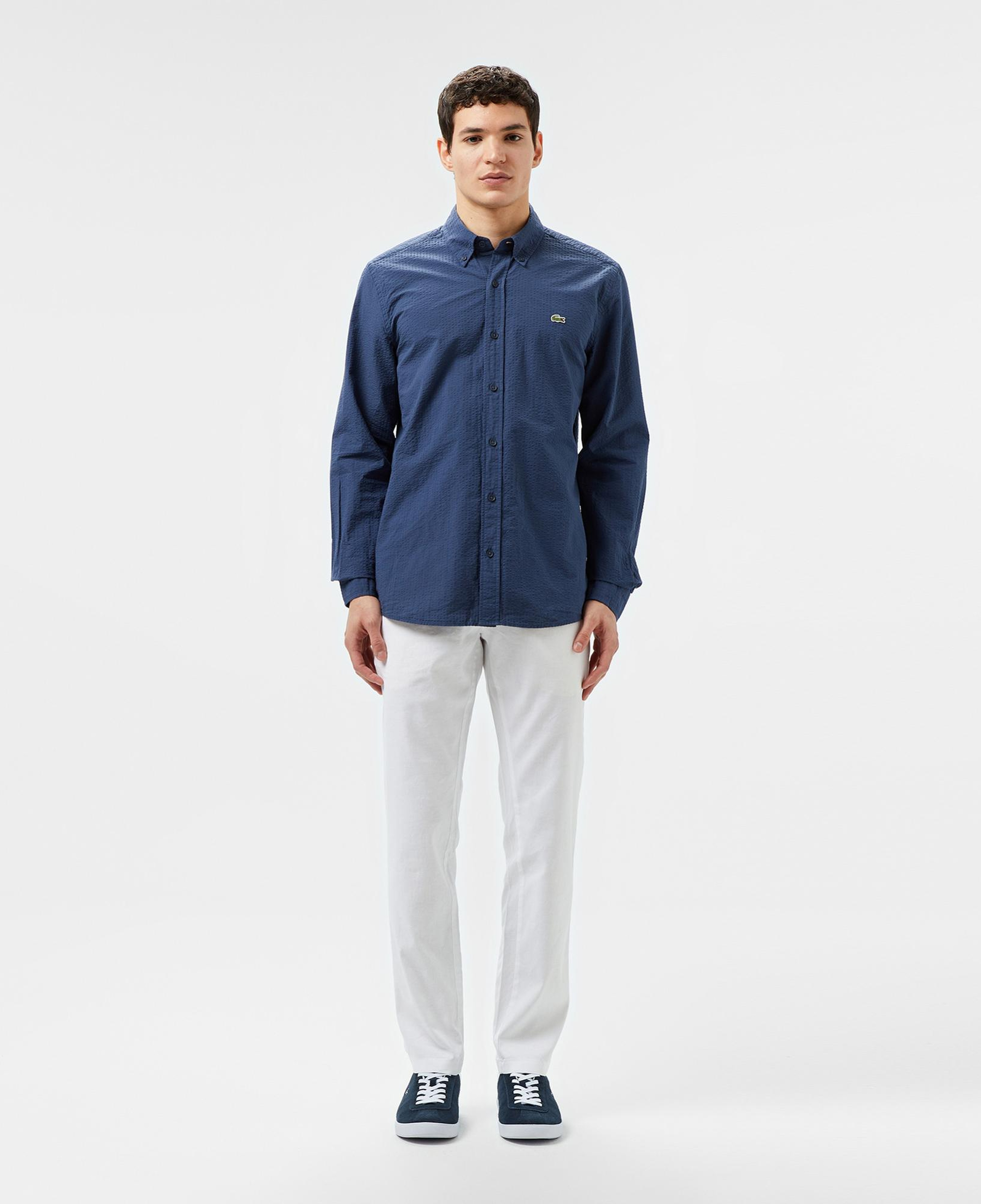 Lacoste Erkek Slim Fit Beyaz Pantolon