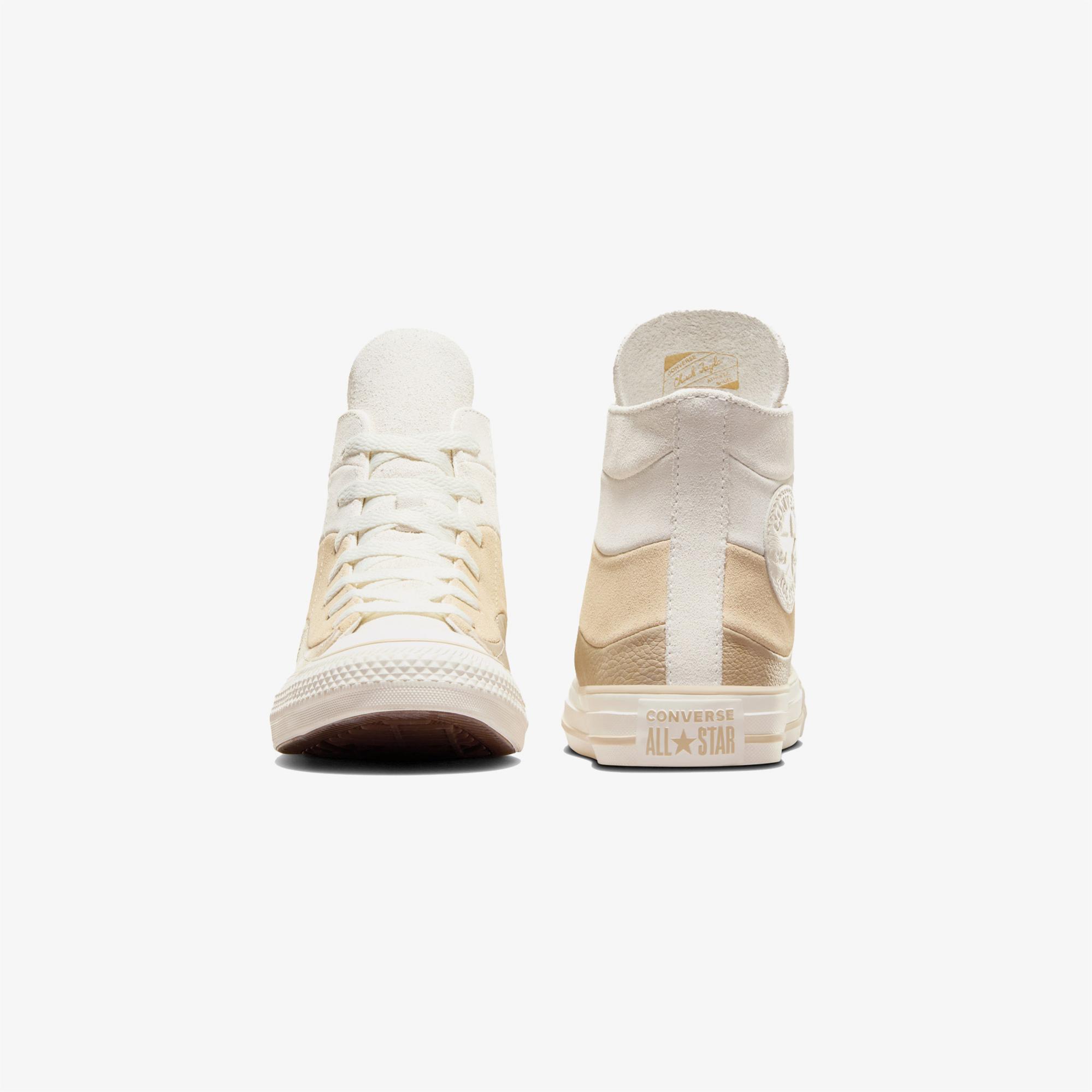 Converse Chuck Taylor All Star Unisex Krem Deri Sneaker