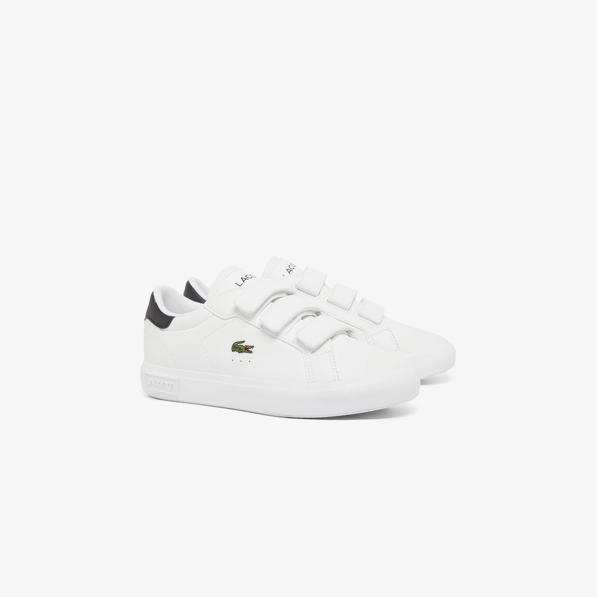 Lacoste Powercourt Çocuk Beyaz Sneaker