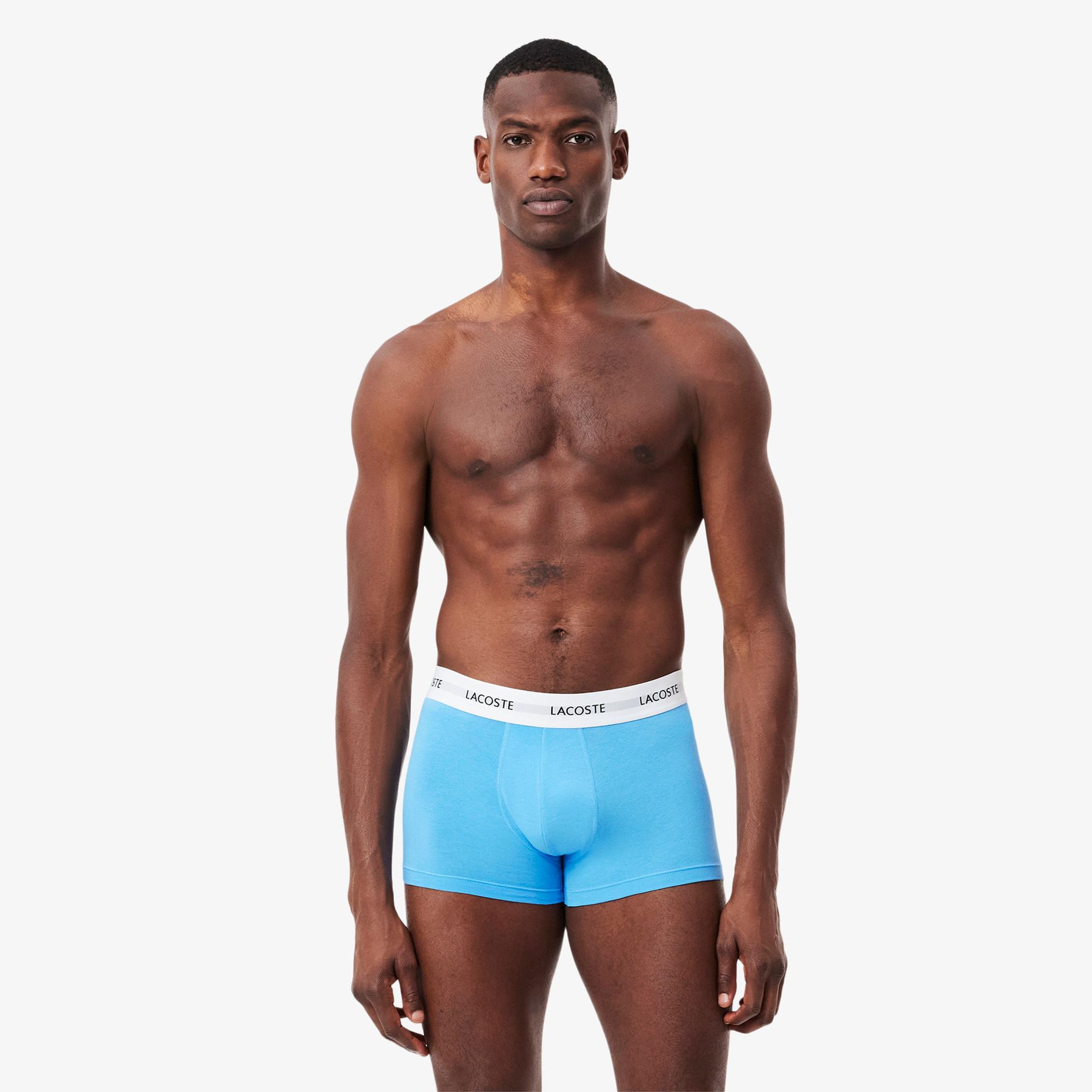 Lacoste Erkek 3'lü Renkli Boxer