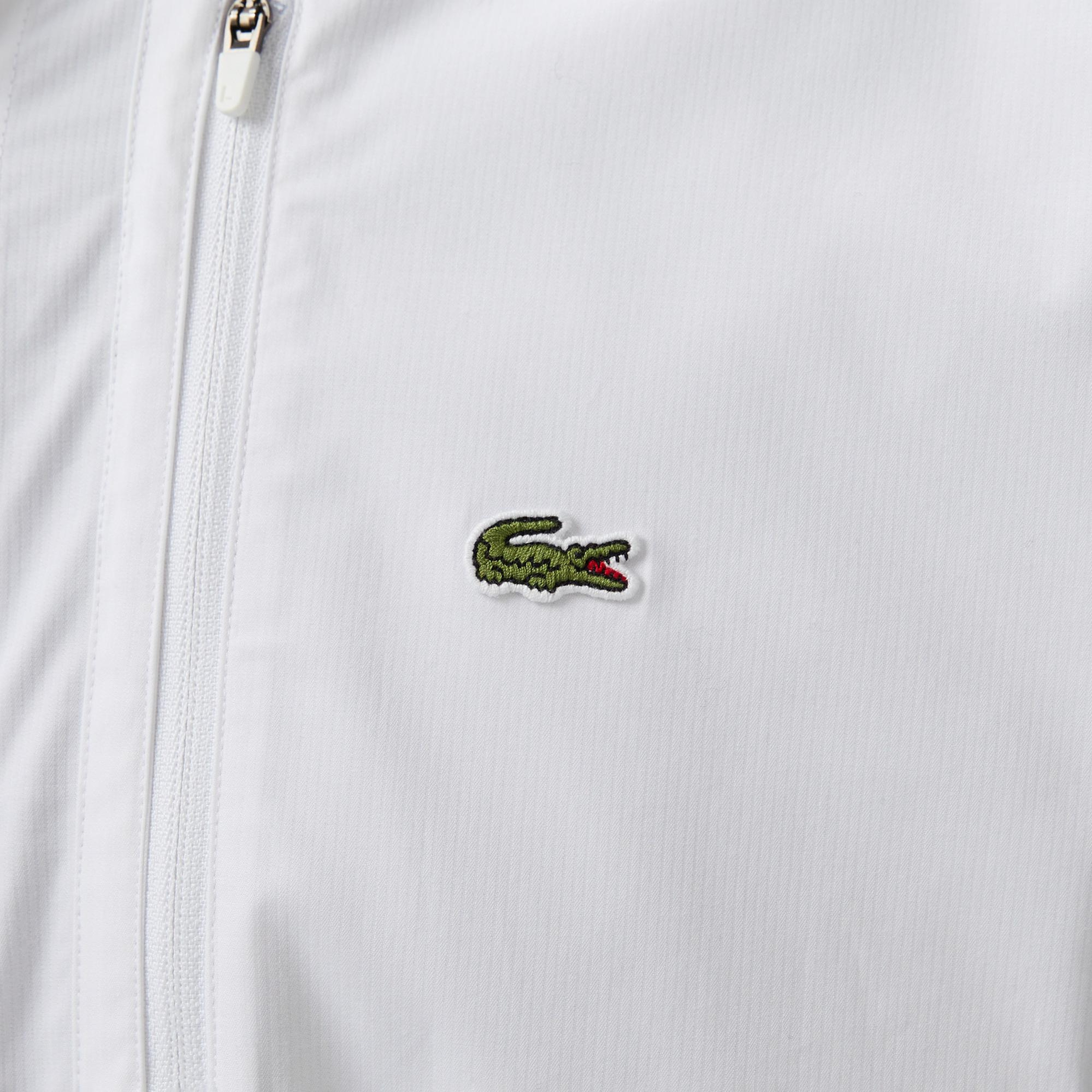 Lacoste Erkek Regular Fit Baskılı Beyaz Gömlek