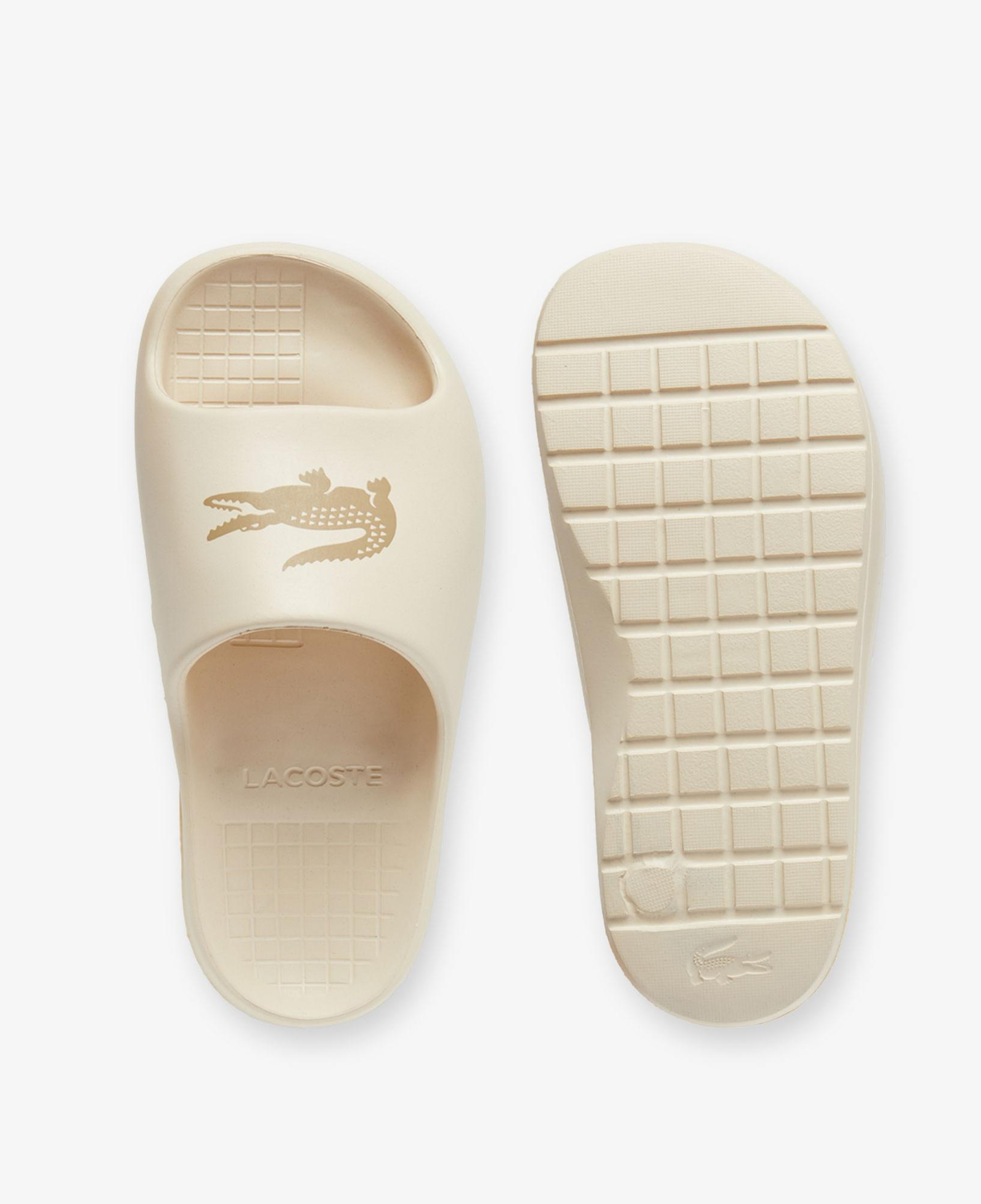 Lacoste Croco 2.0 Evo Kadın Krem Terlik