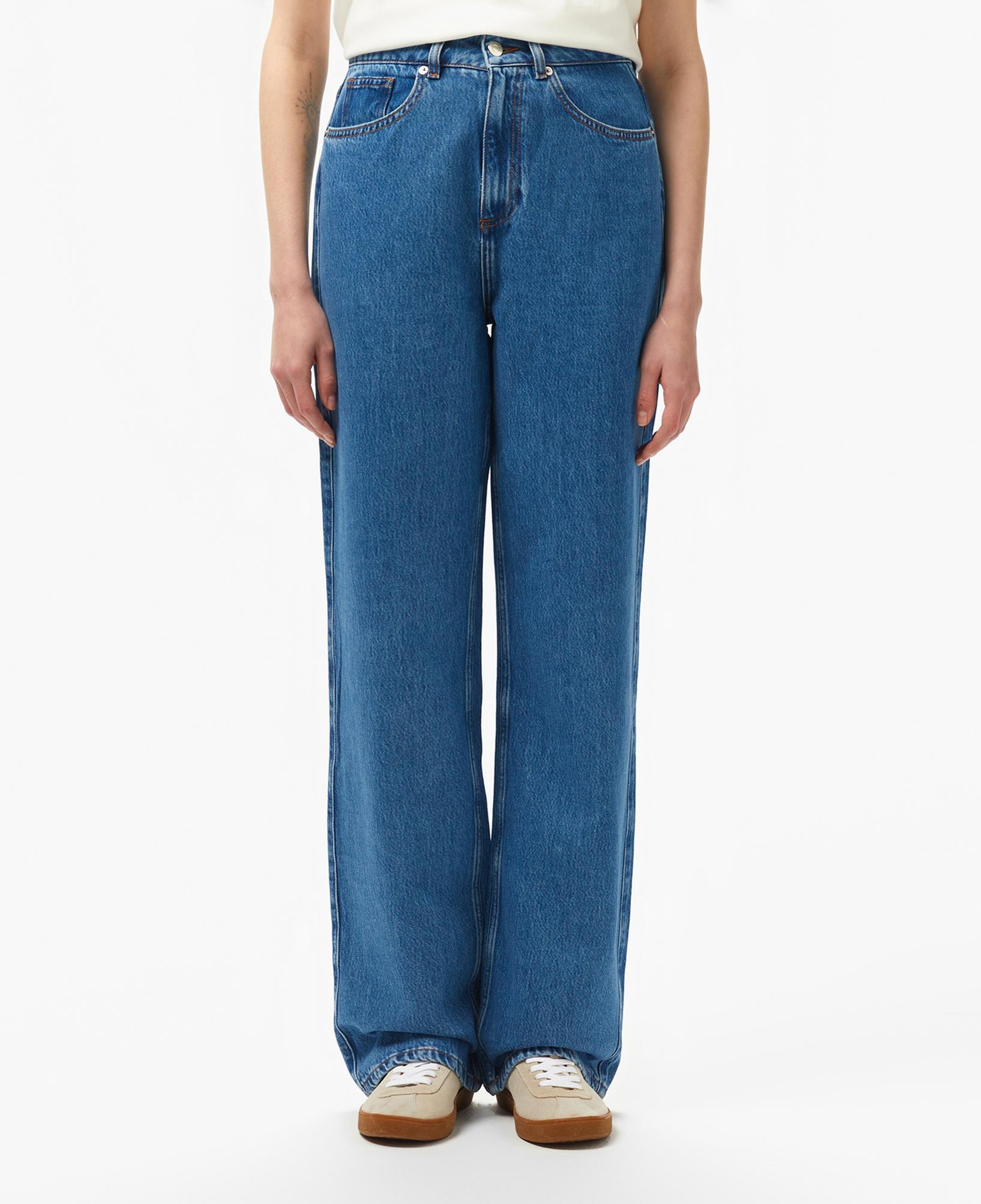 Lacoste Kadın Mavi Jean Pantolon