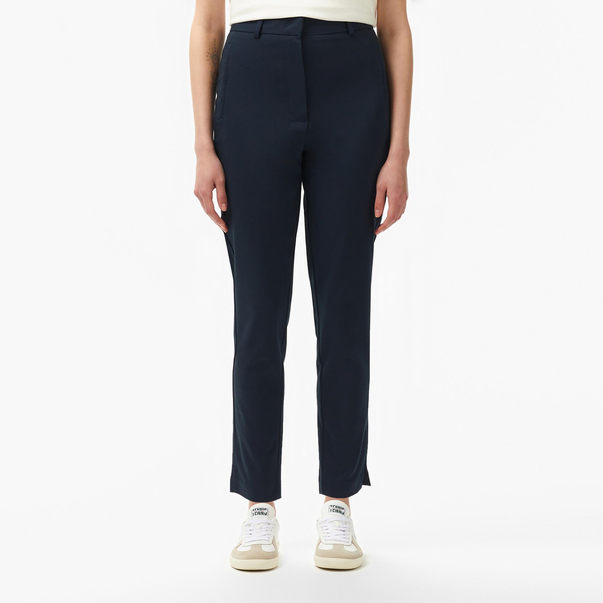 Lacoste Kadın Regular Fit Lacivert Pantolon