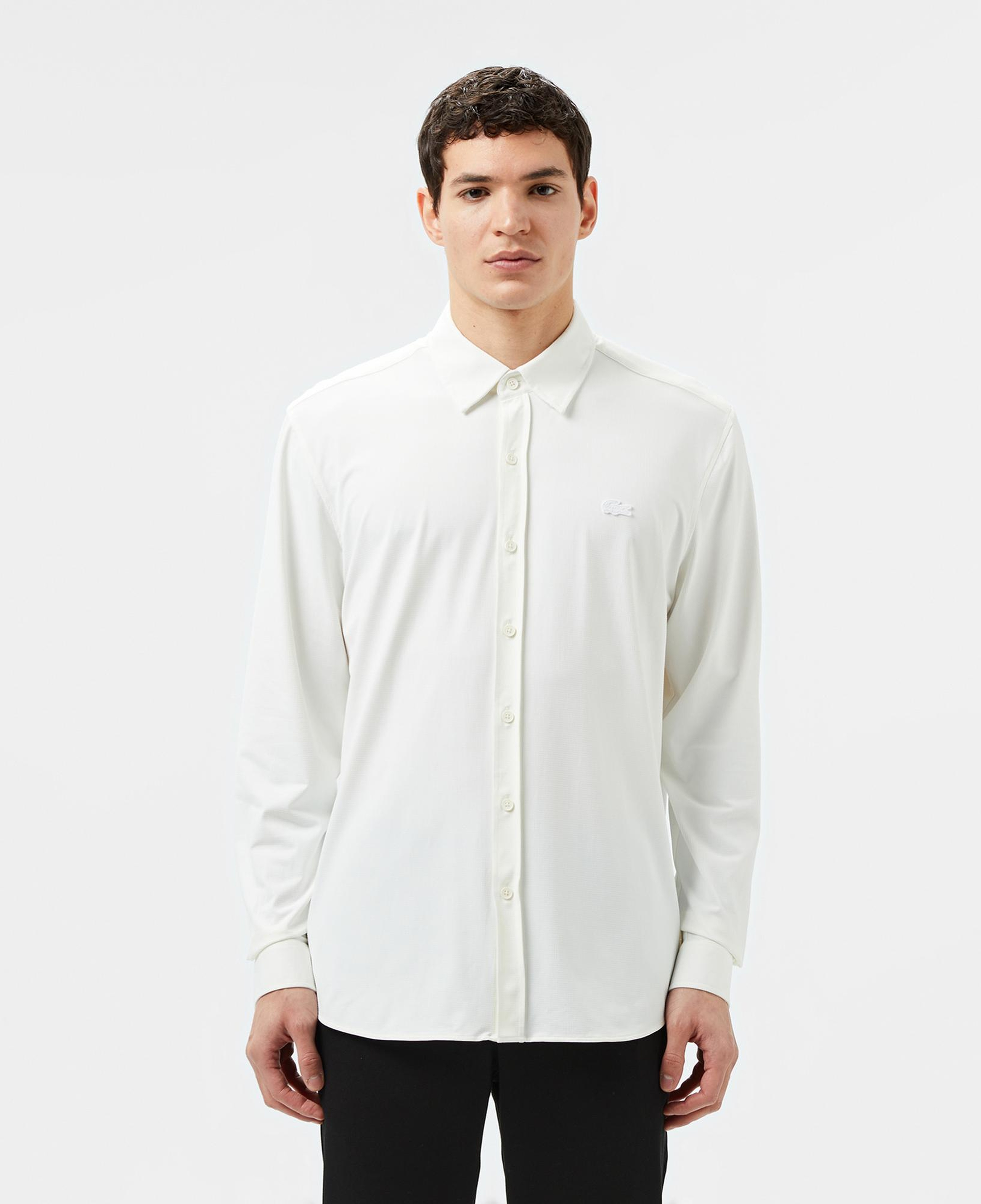 Lacoste Erkek Slim Fit Beyaz Gömlek