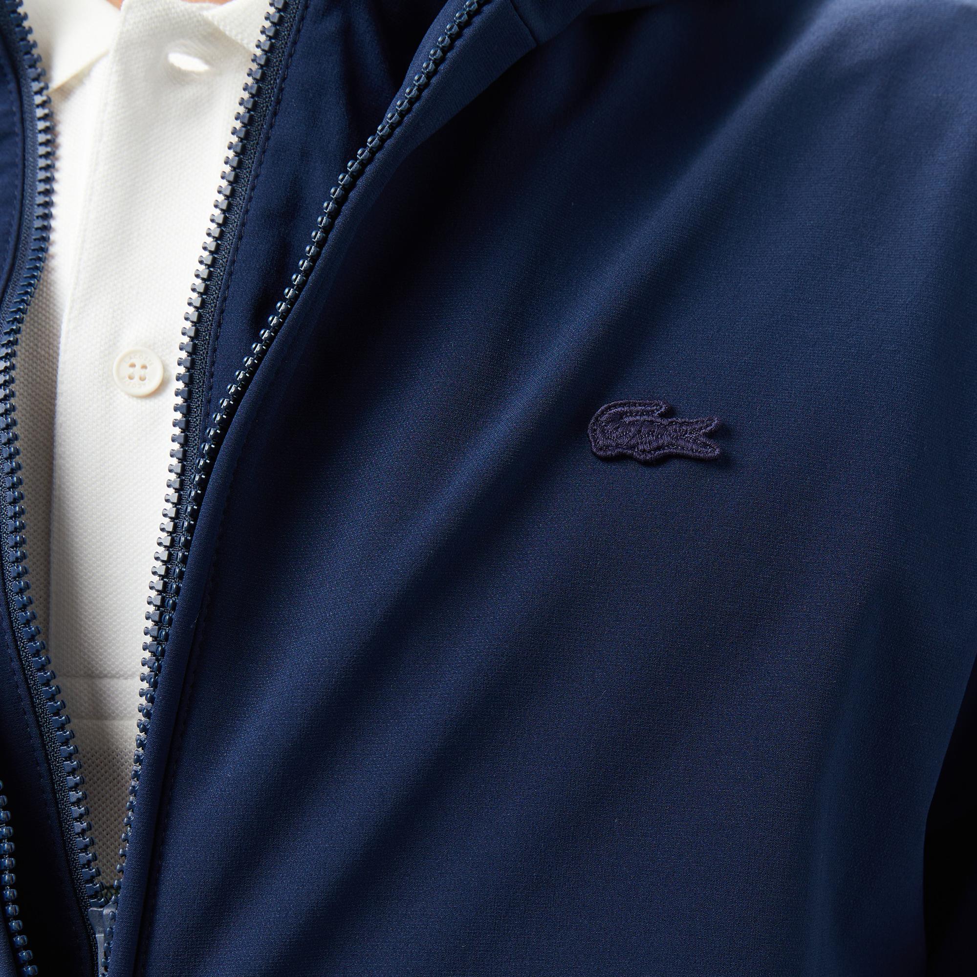 Lacoste Erkek Kapüşonlu Lacivert Ceket