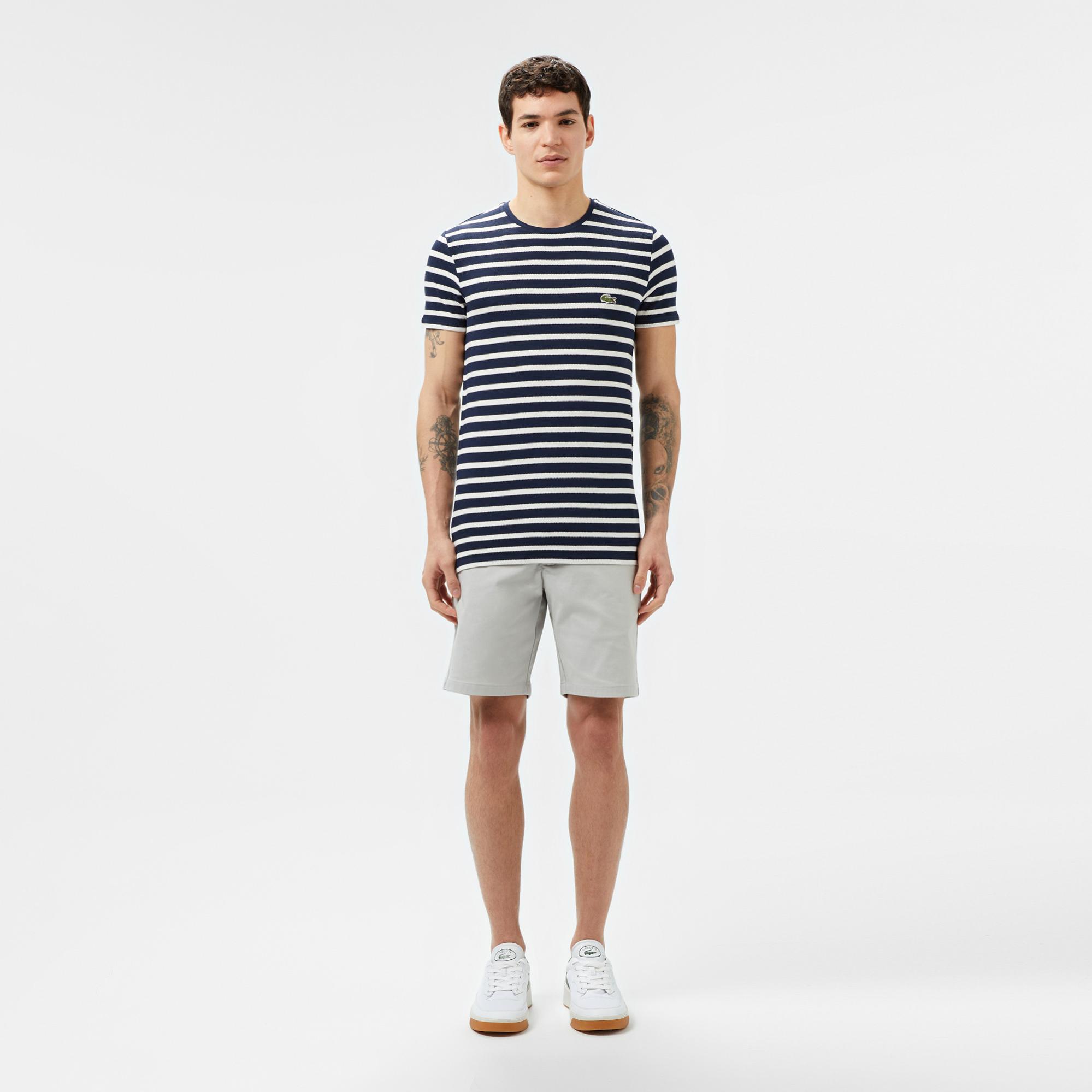 Lacoste Erkek Slim Fit Gri Bermuda Şort