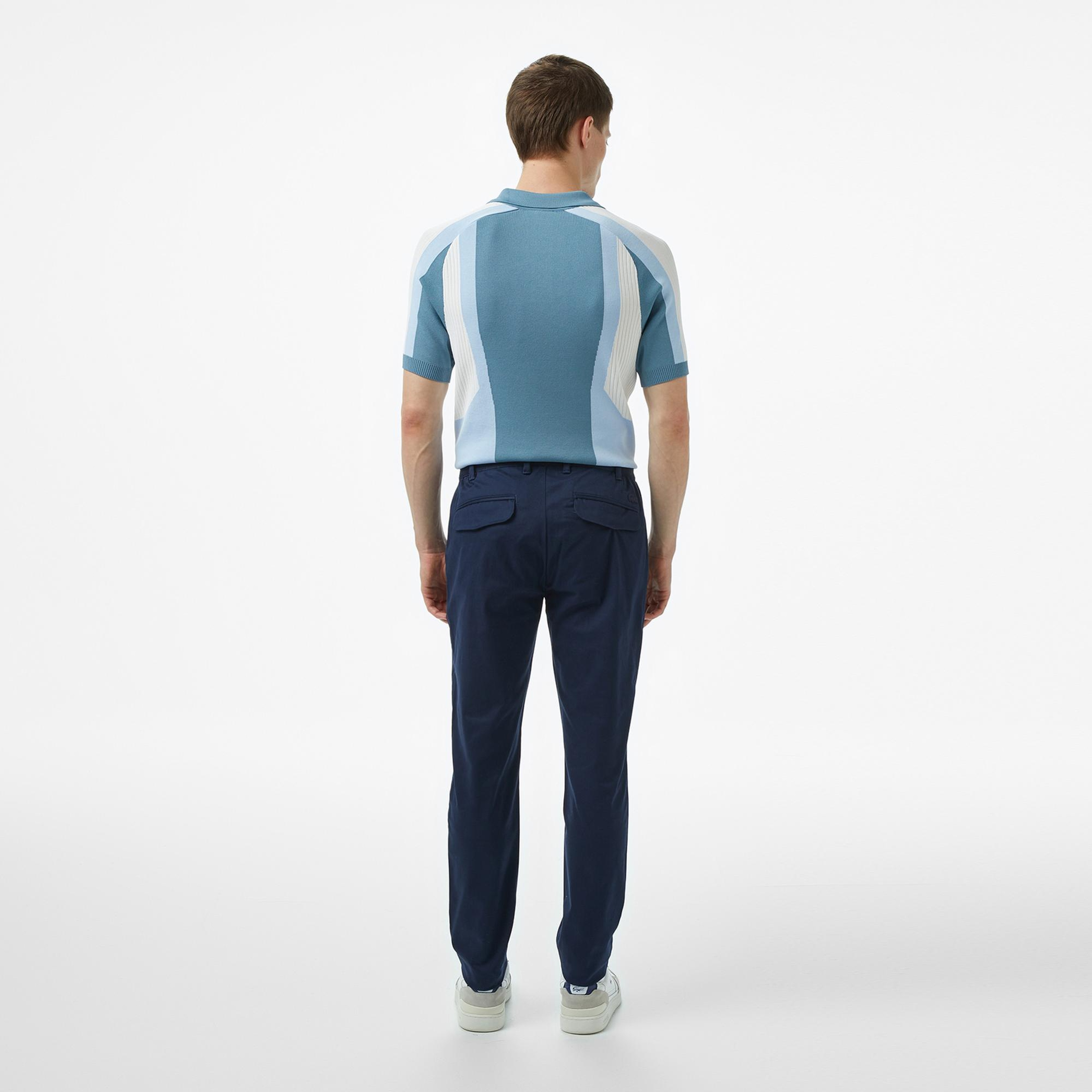 Lacoste Erkek Tapered Fit Lacivert Pantolon