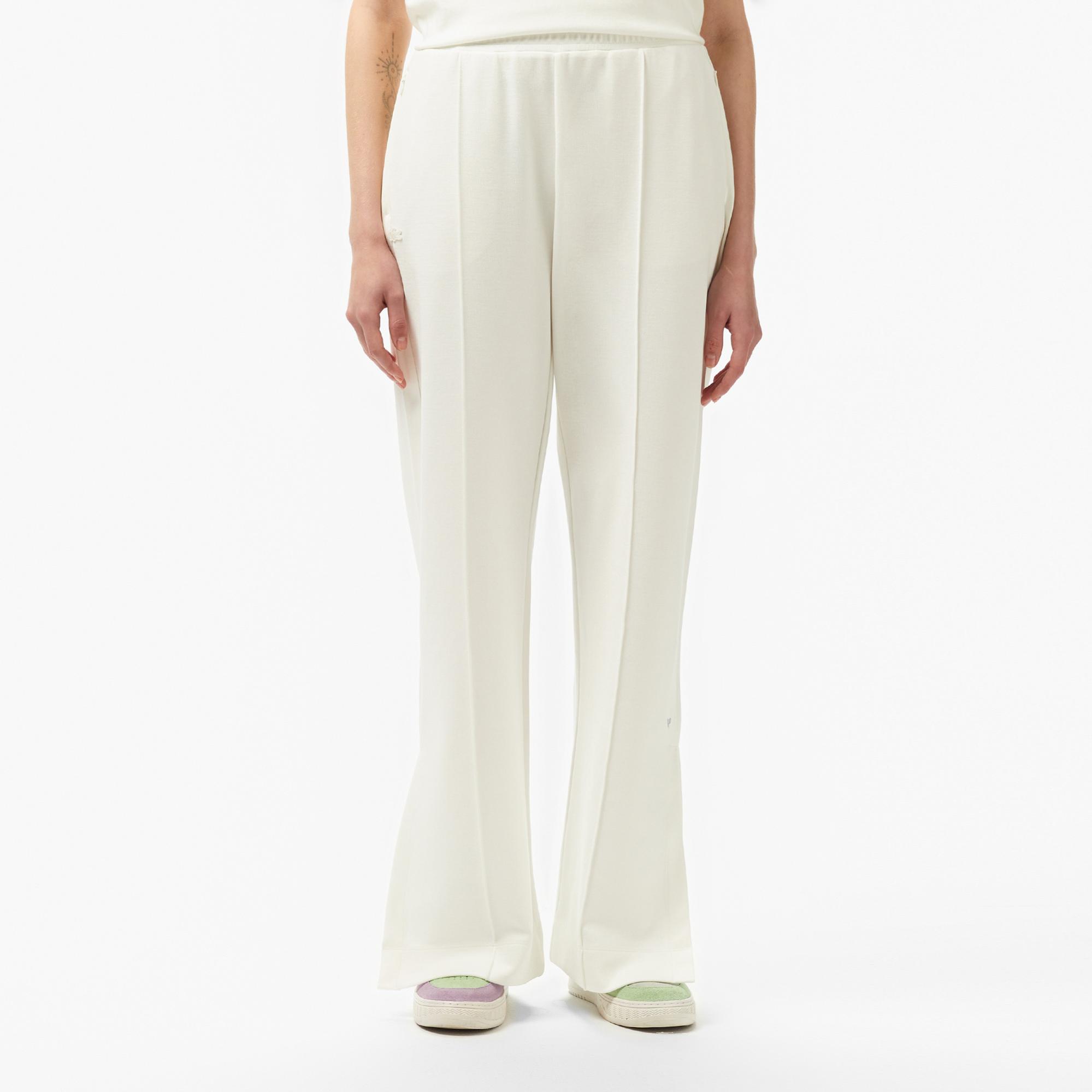 Lacoste Kadın Relaxed Fit Beyaz Pantolon