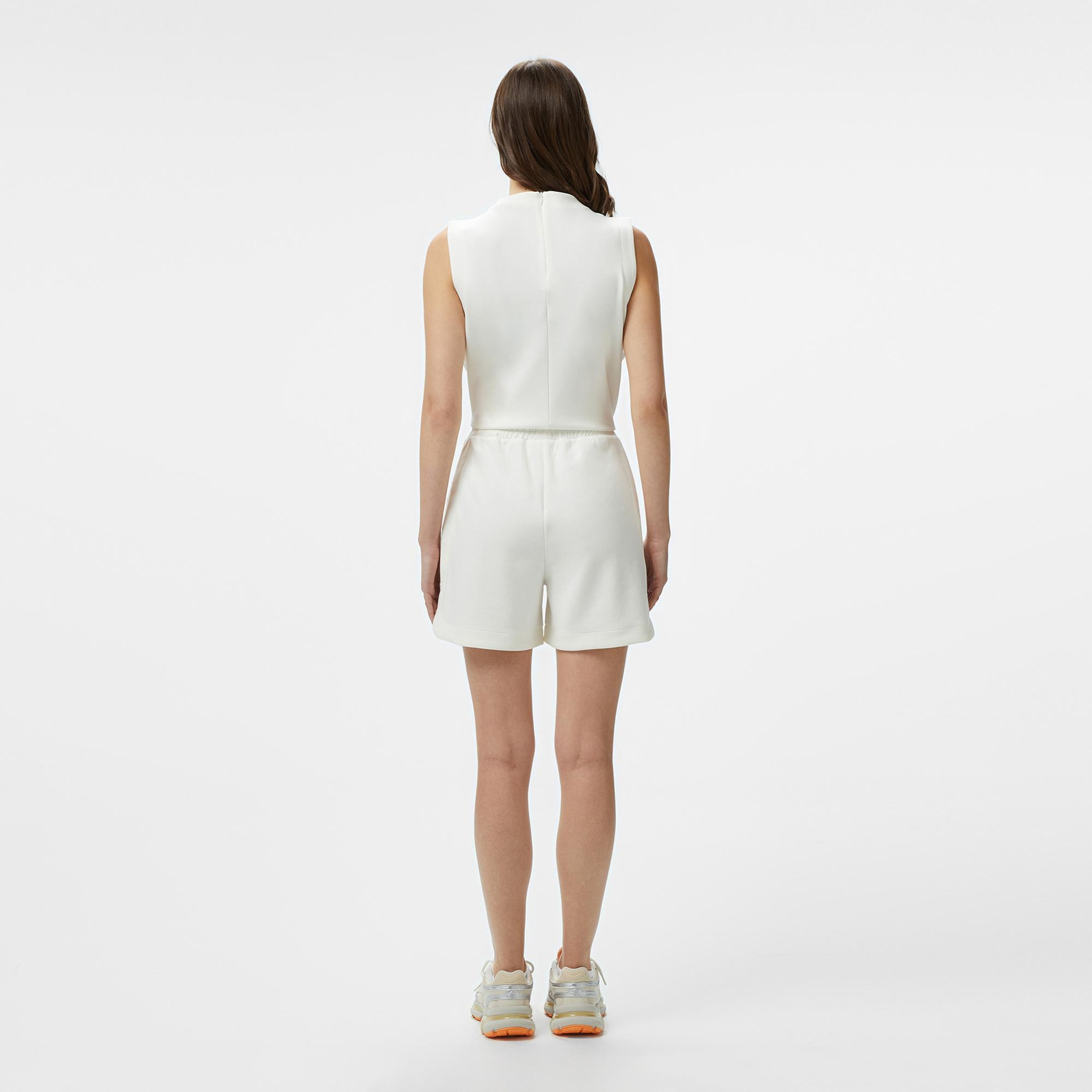 Lacoste Kadın Relaxed Fit Beyaz Şort