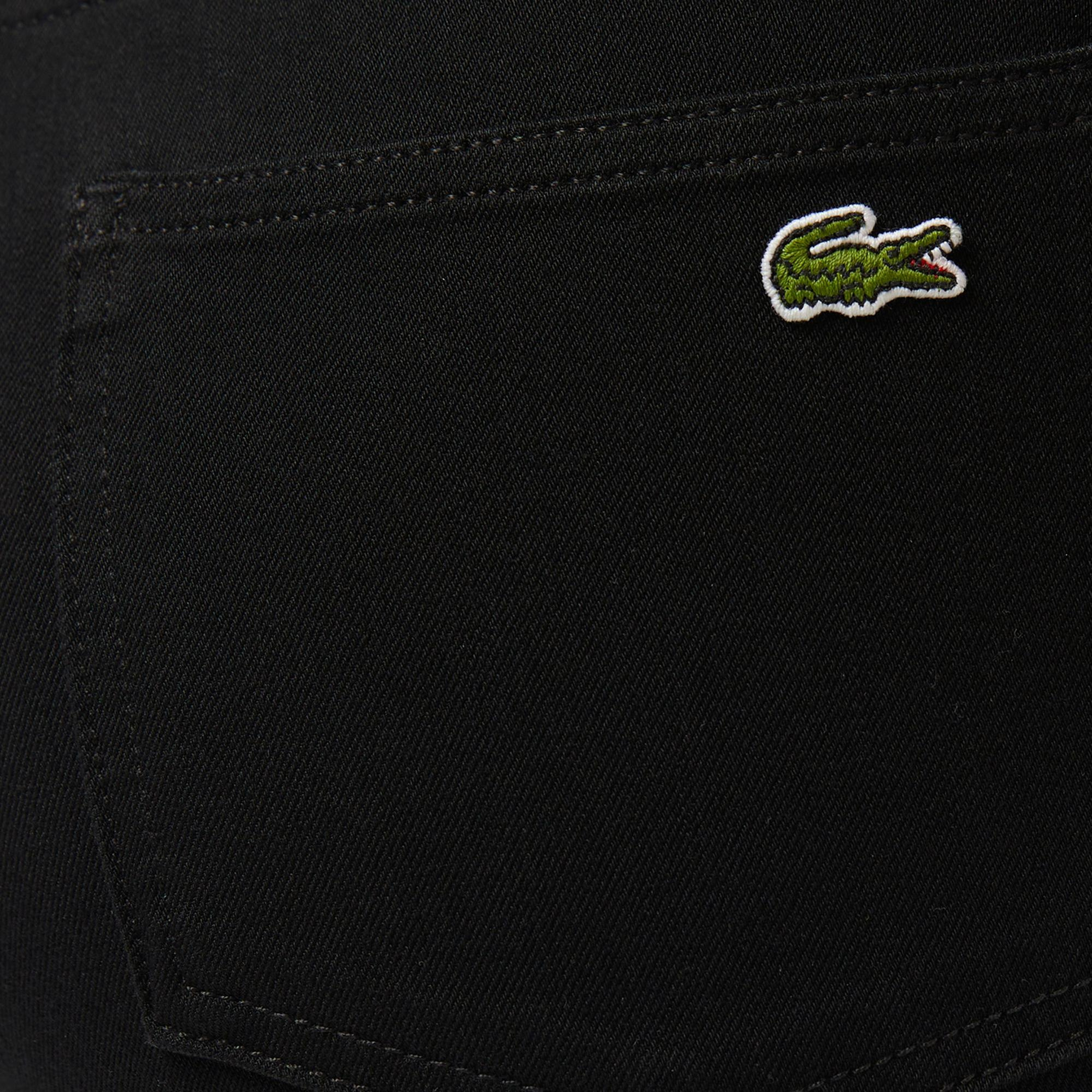 Lacoste Kadın Skinny Fit Siyah Jean Pantolon