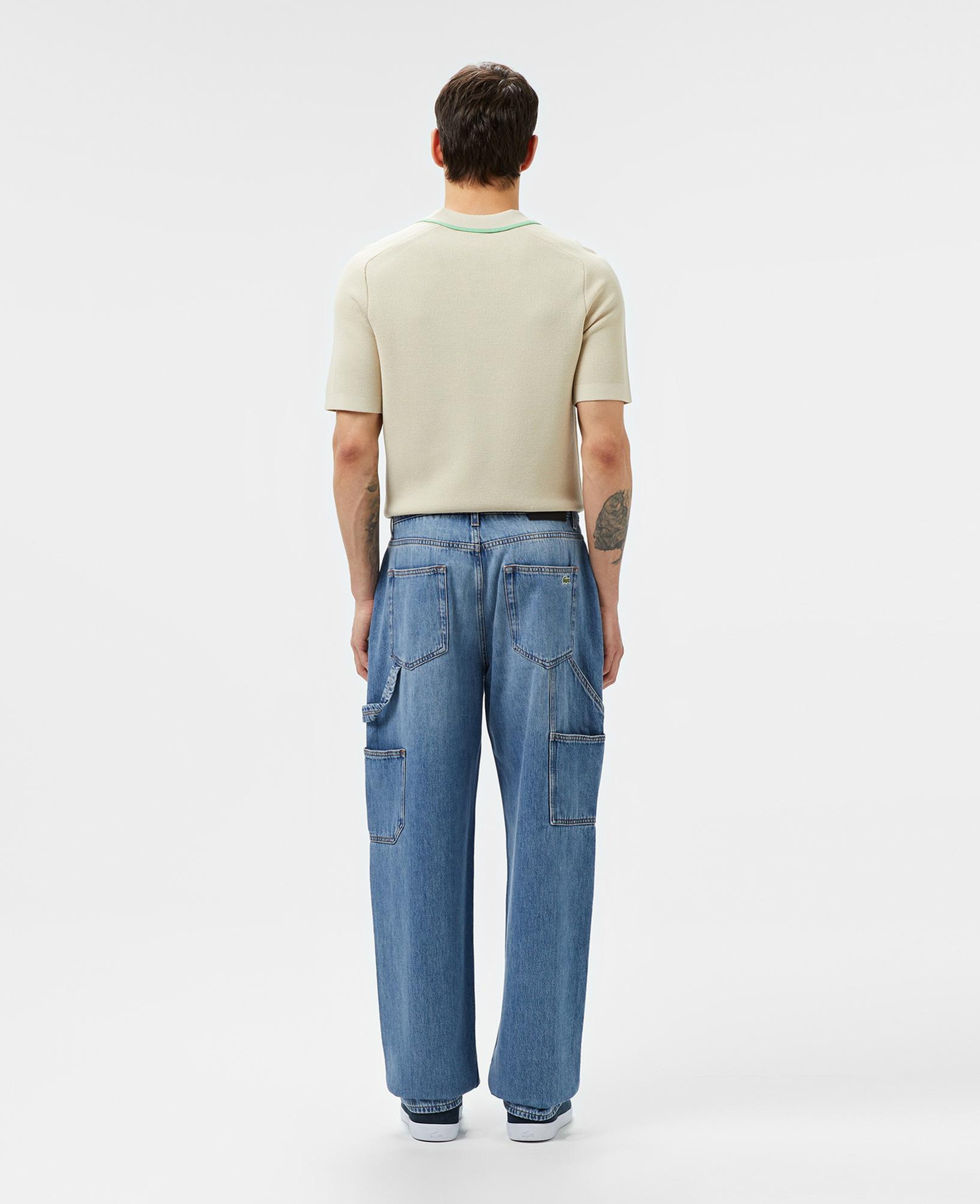 Erkek Koyu Mavi Jean Pantolon