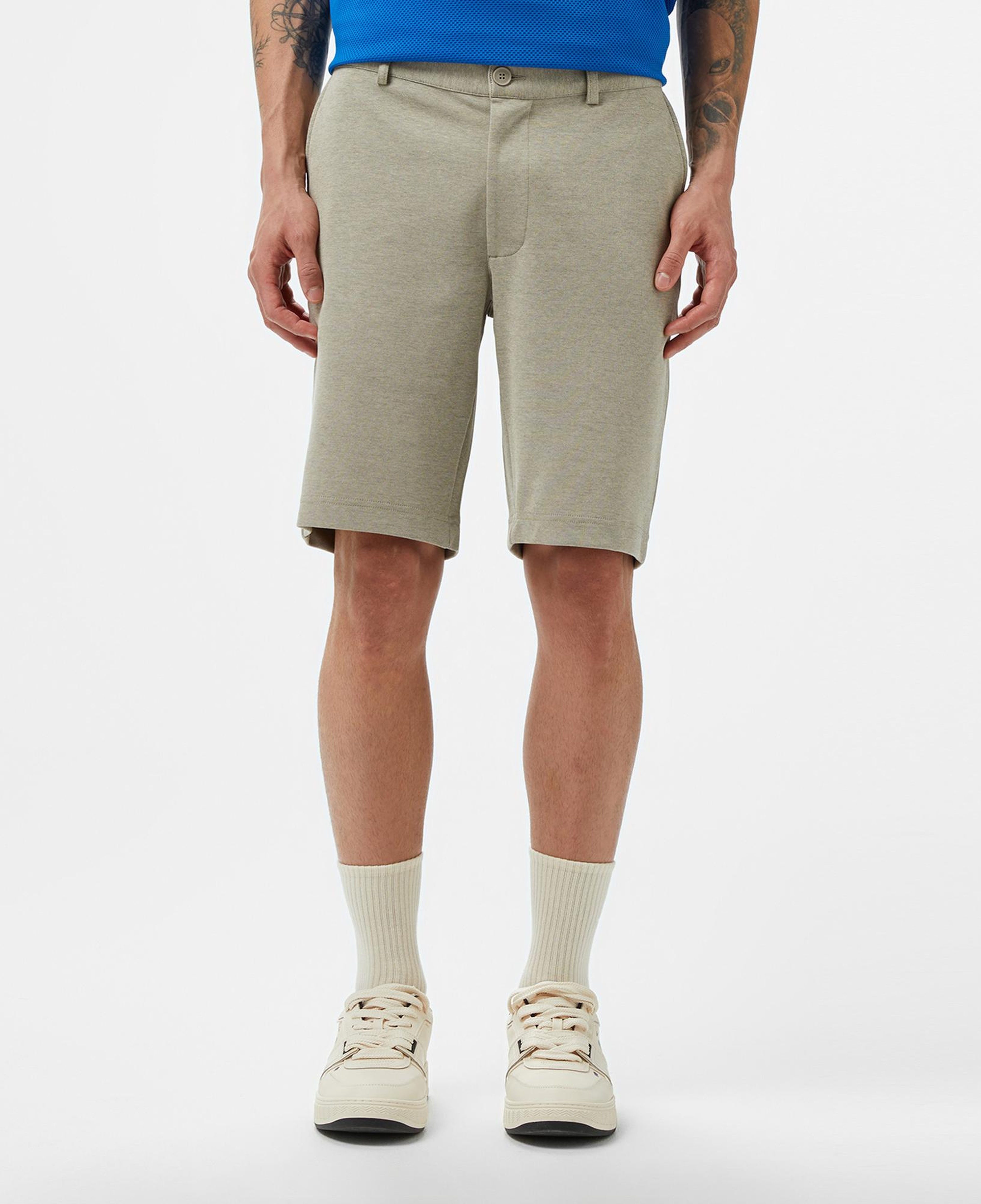 Lacoste Erkek Tapered Fit Bej Bermuda Şort