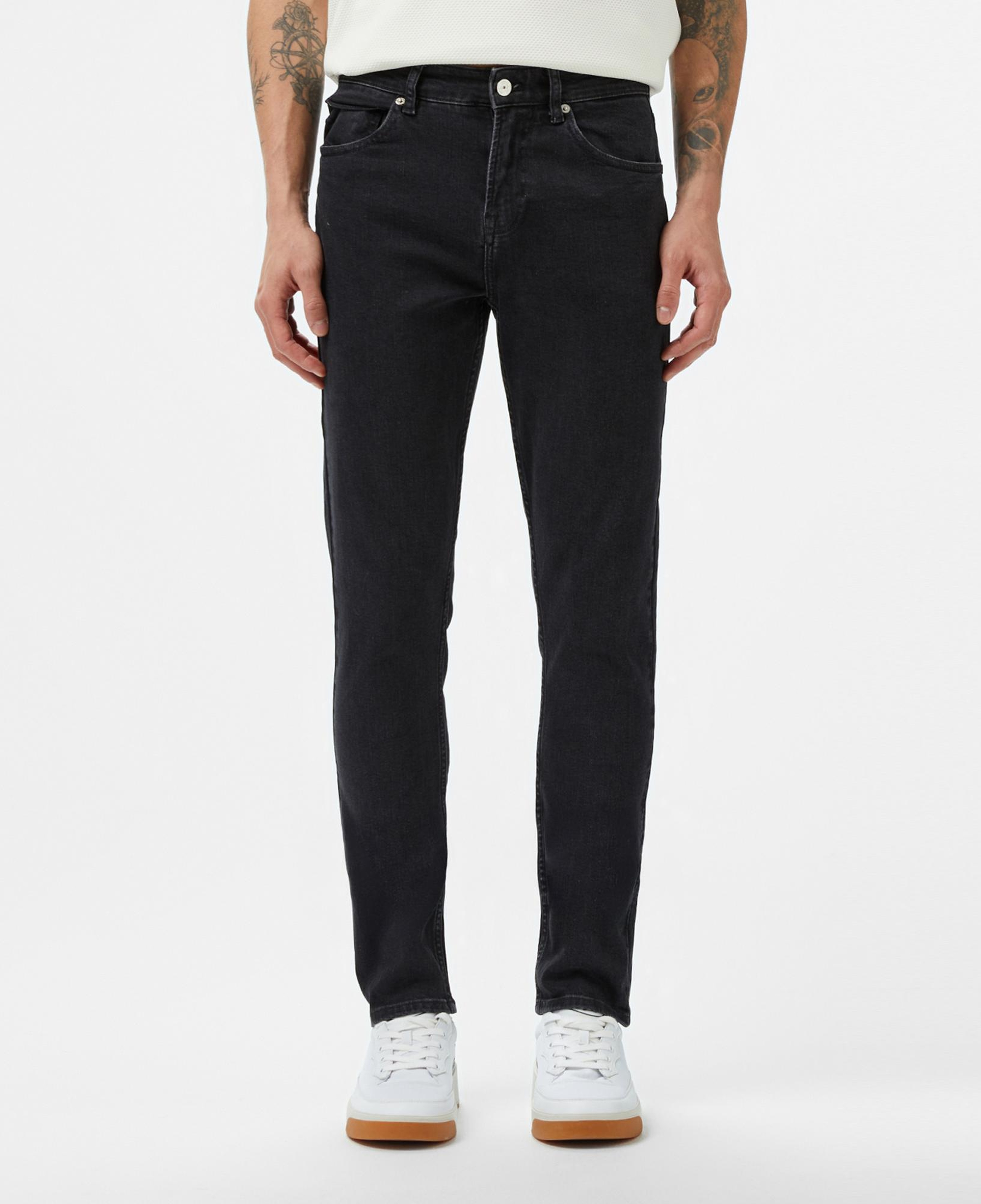 Lacoste Erkek Slim Fit Siyah Jean Pantolon