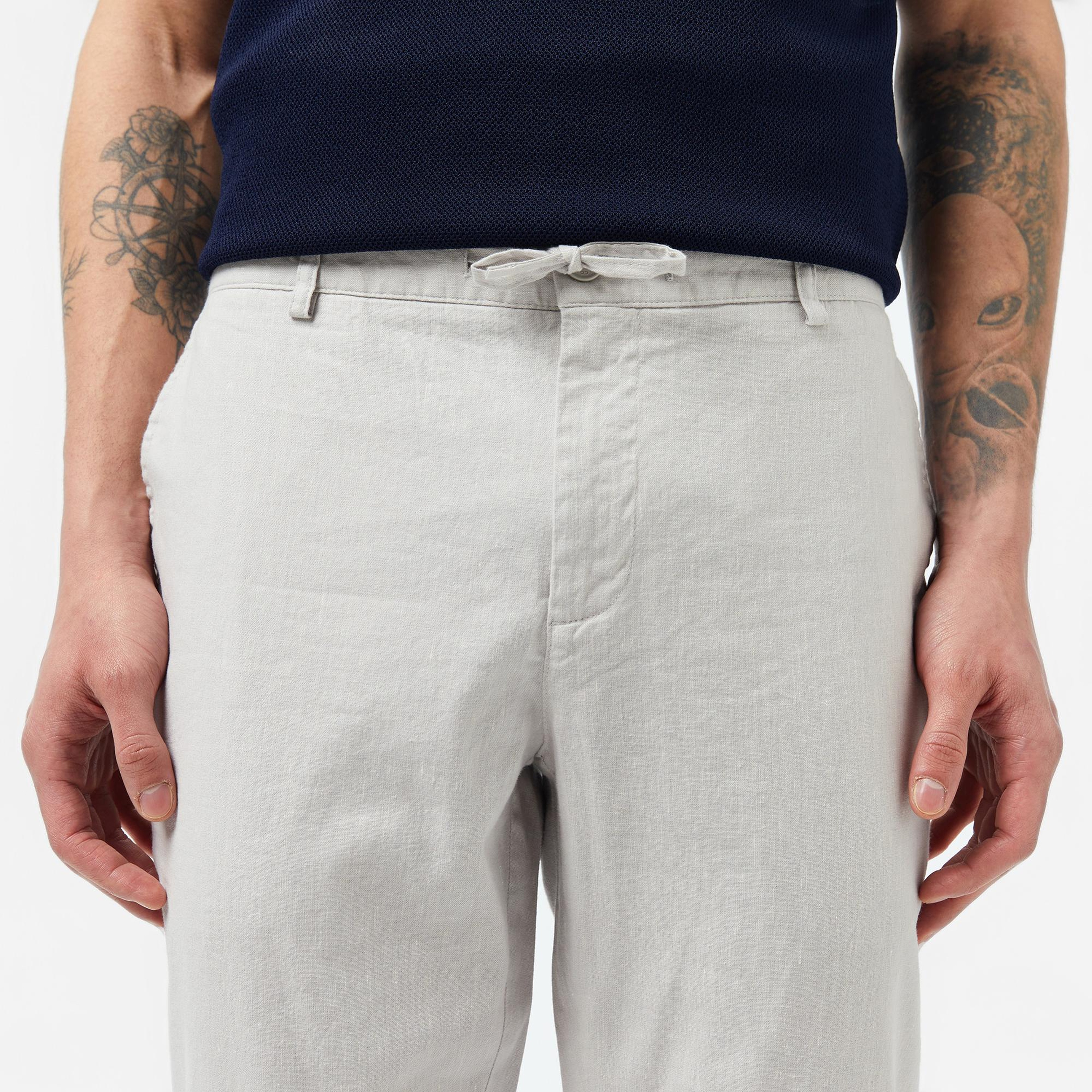 Lacoste Erkek Slim Fit Gri Pantolon