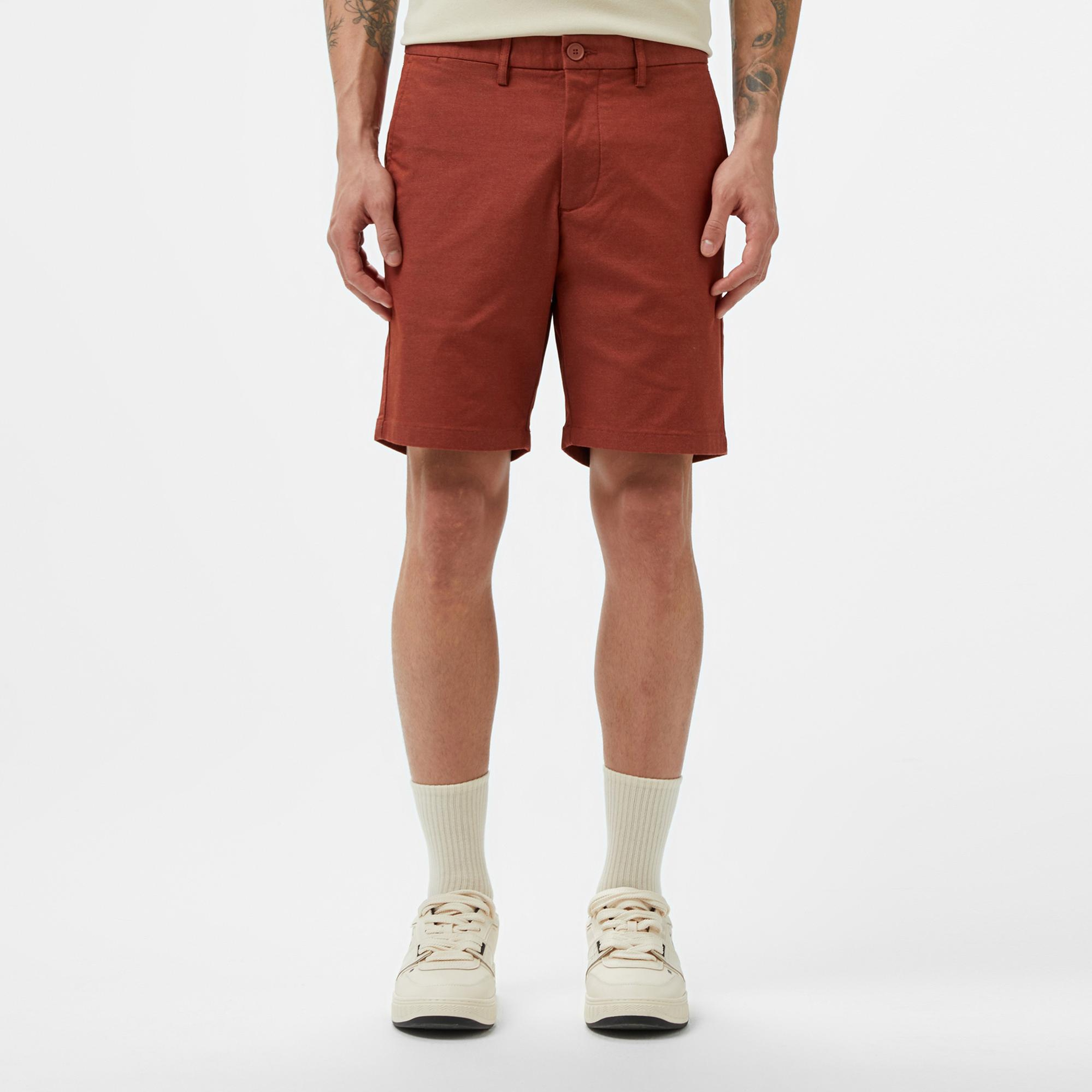 Lacoste Erkek Slim Fit Kahverengi Bermuda Şort