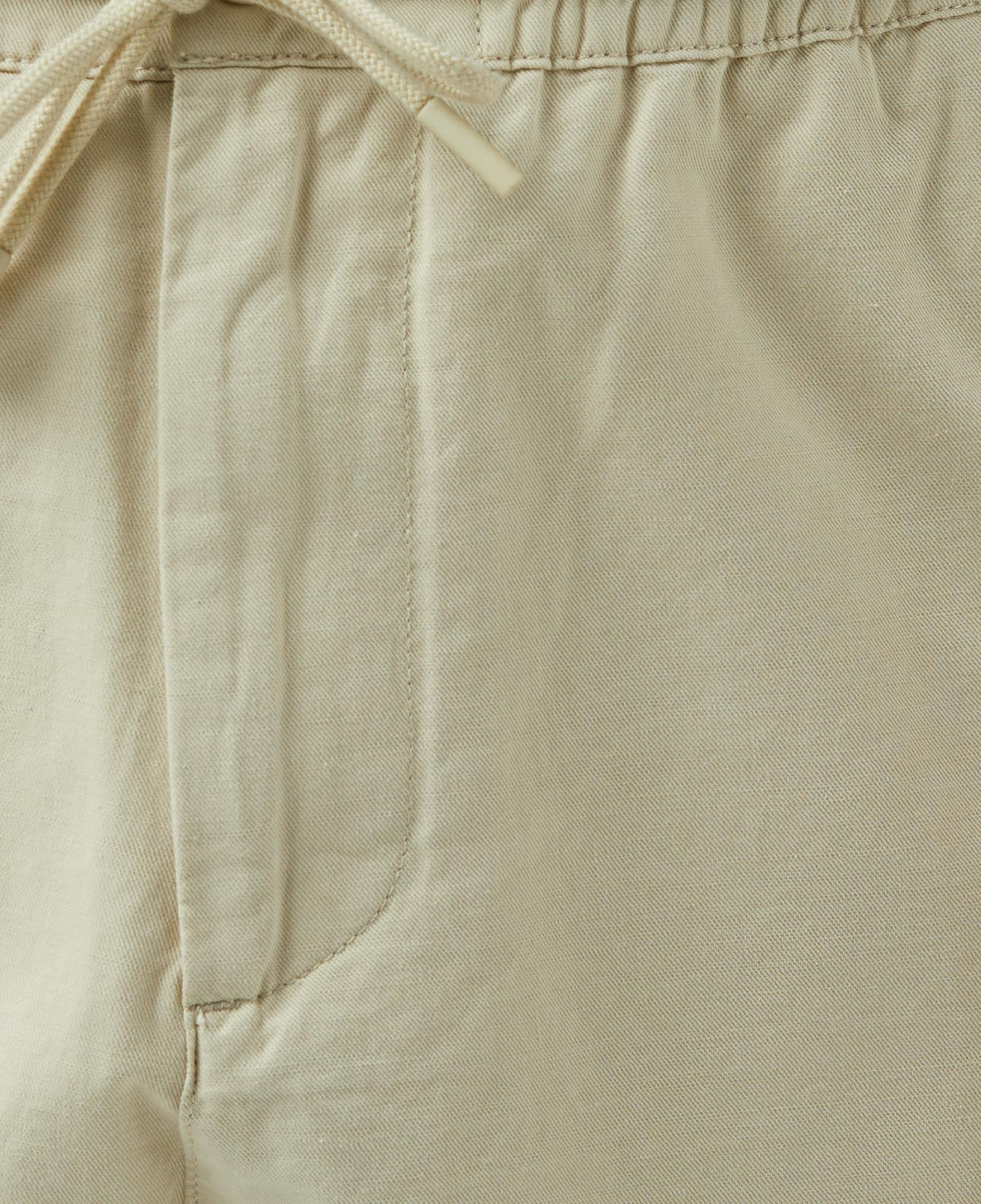 Lacoste Erkek Relaxed Fit Bej Bermuda Şort