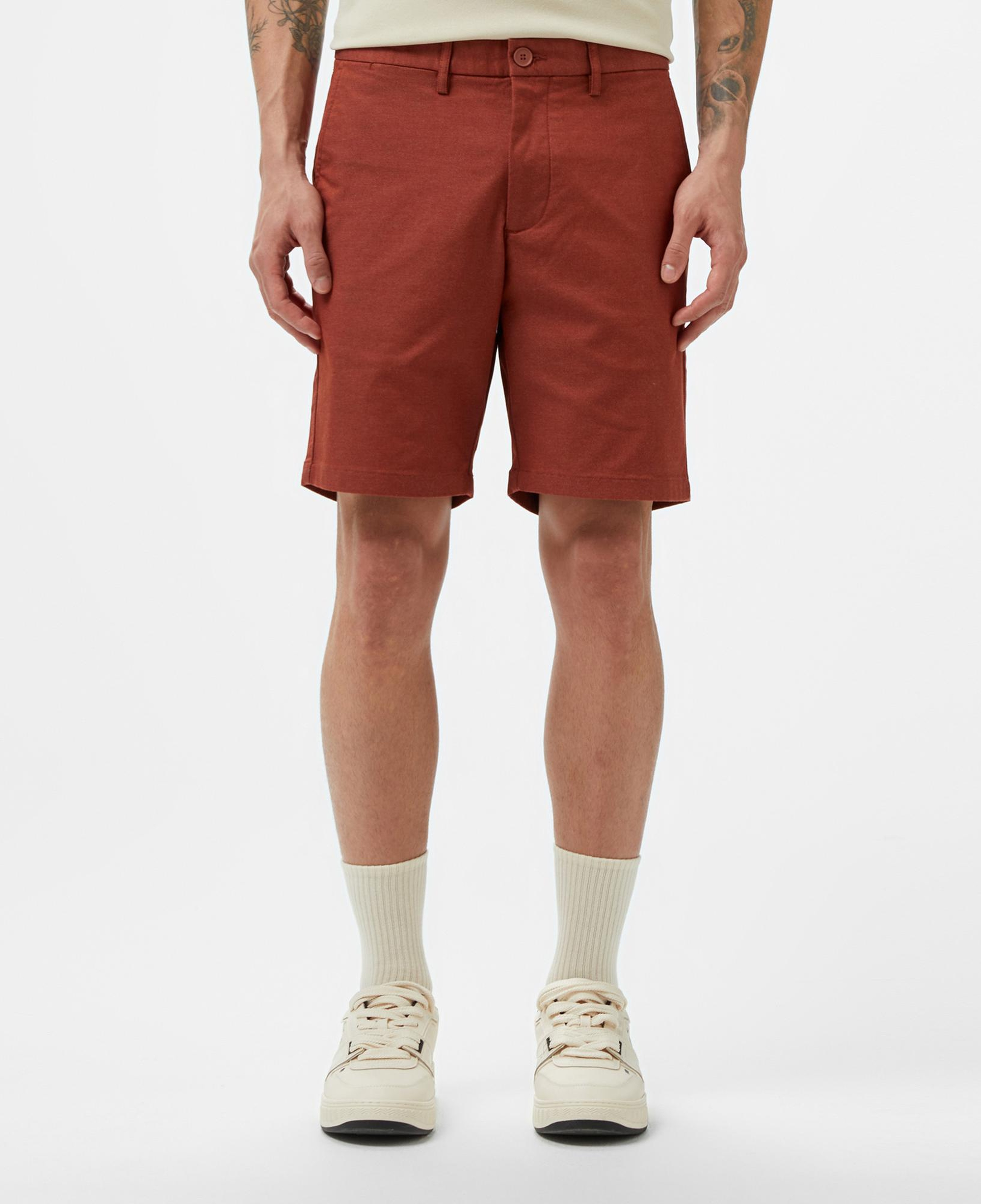 Lacoste Erkek Slim Fit Kahverengi Bermuda Şort