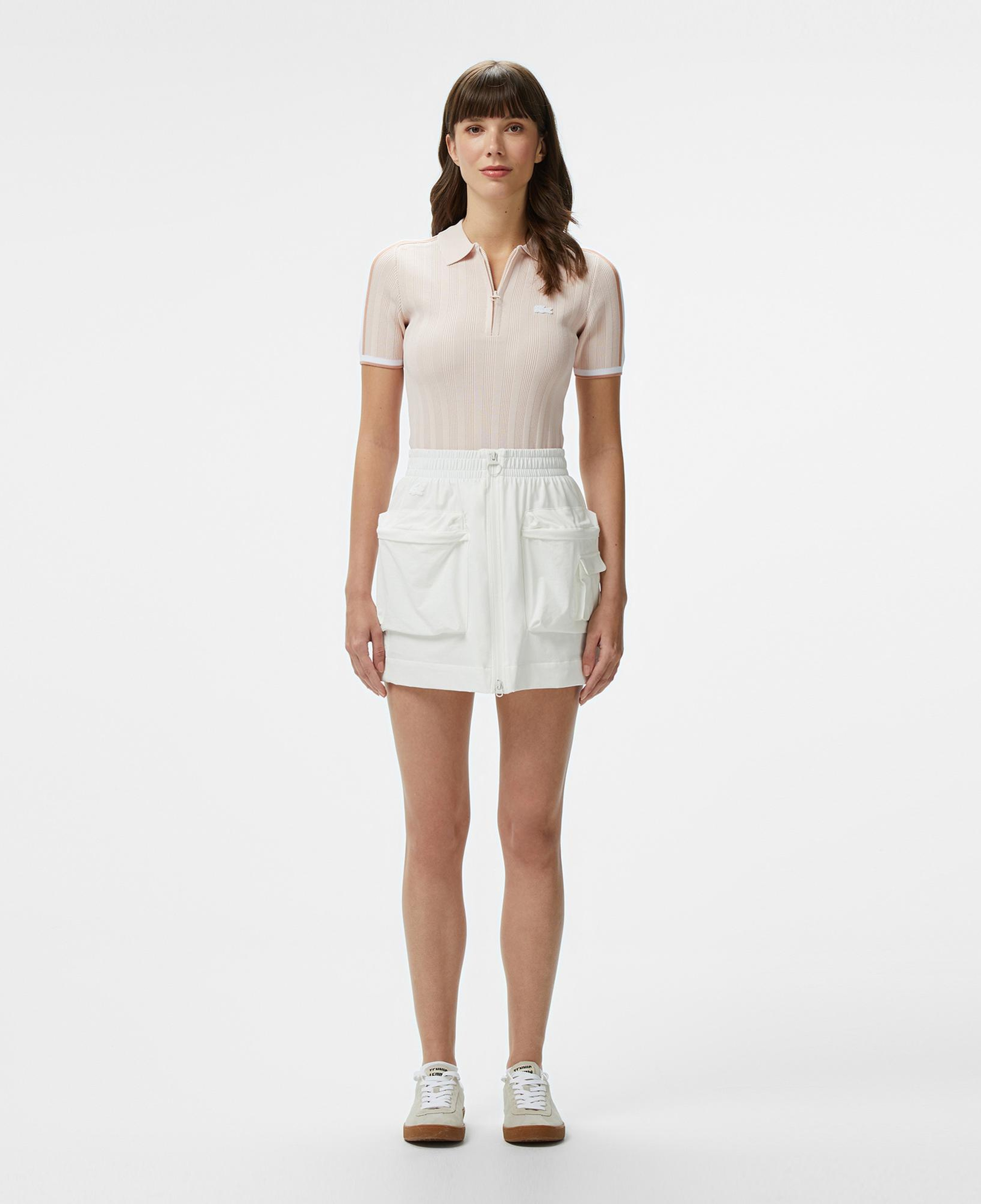 Lacoste Kadın Regular Fit Beyaz Etek