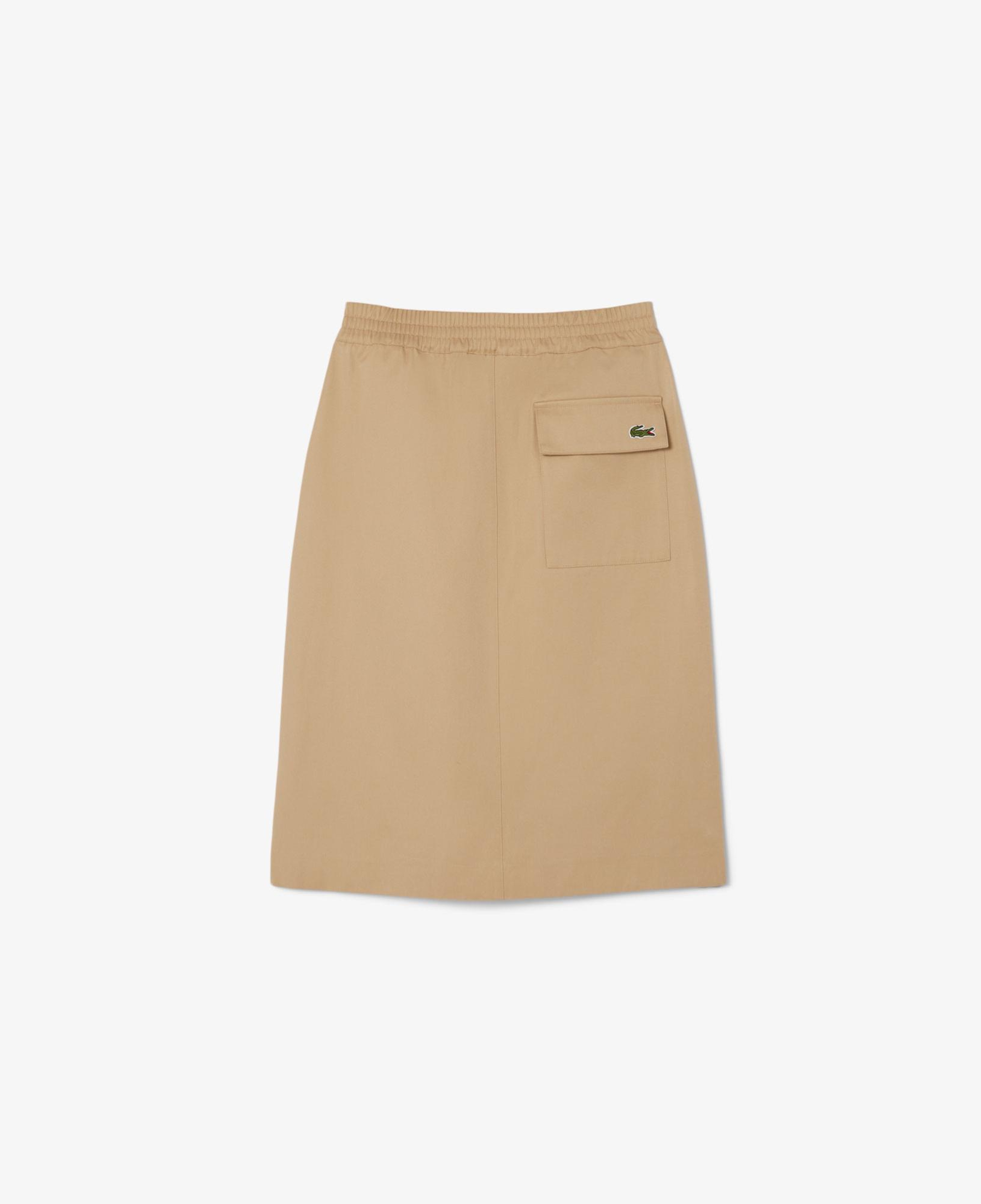 Lacoste Kadın Straight Fit Bej Etek