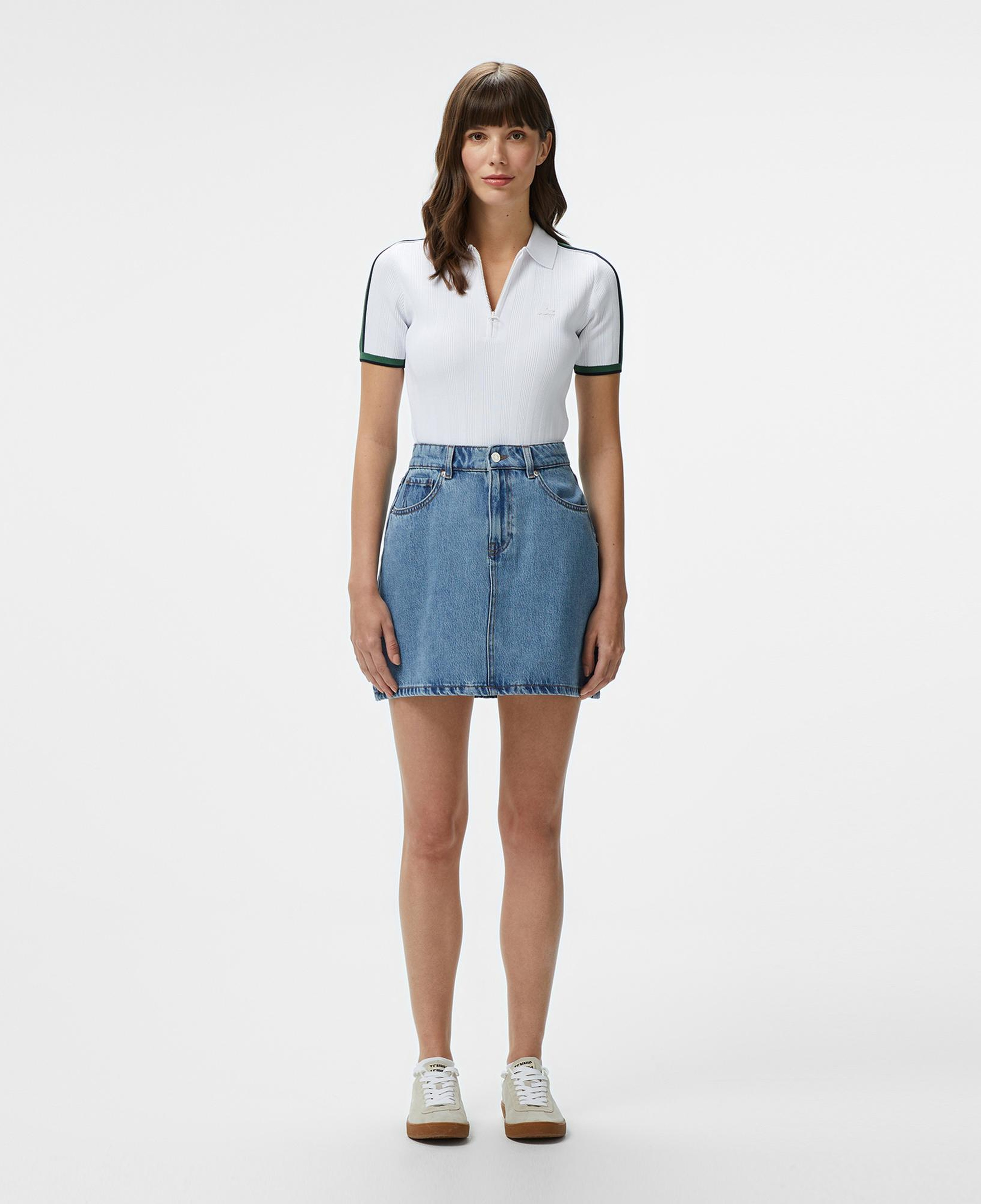 Lacoste Kadın Regular Fit Mavi Etek