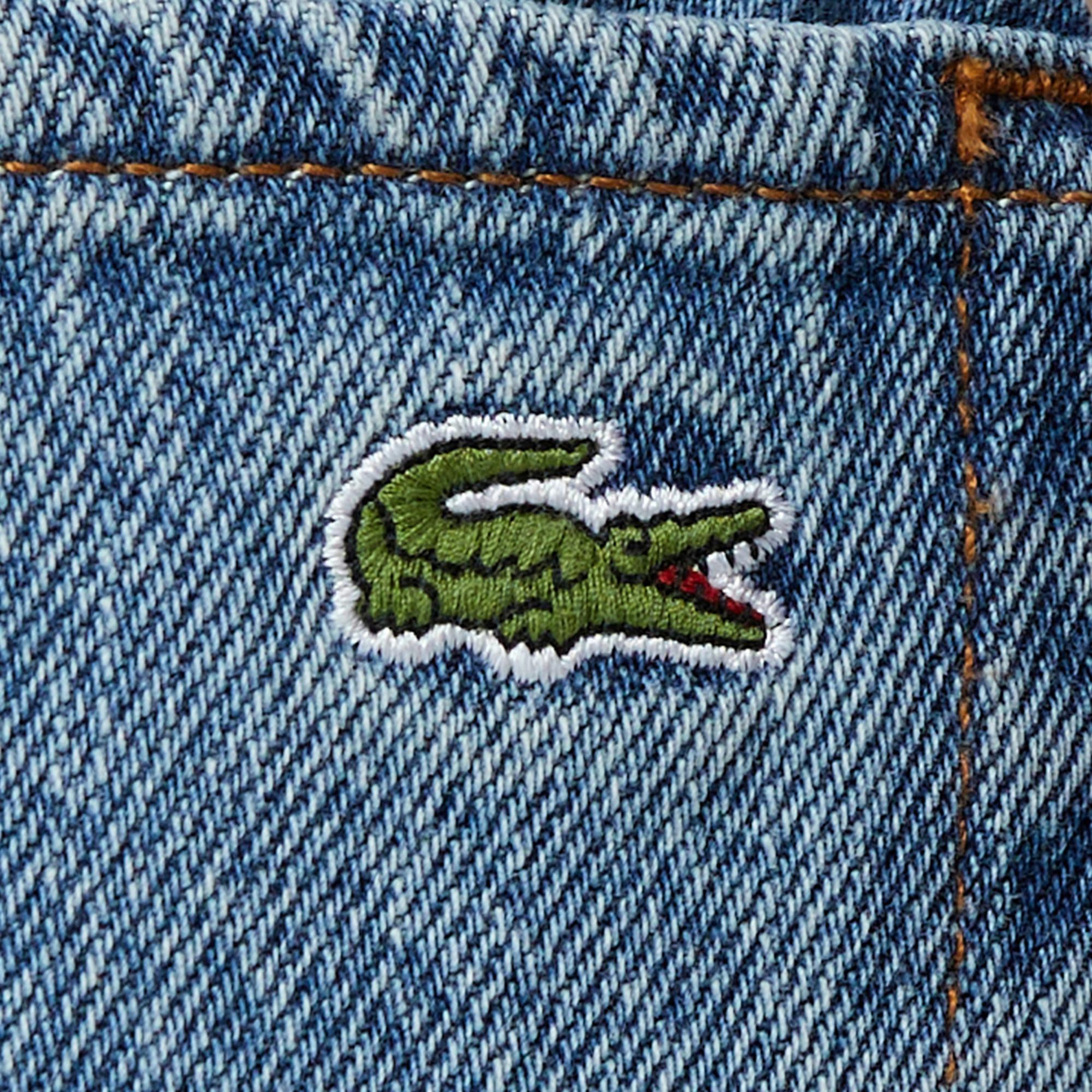 Lacoste Kadın Regular Fit Mavi Etek