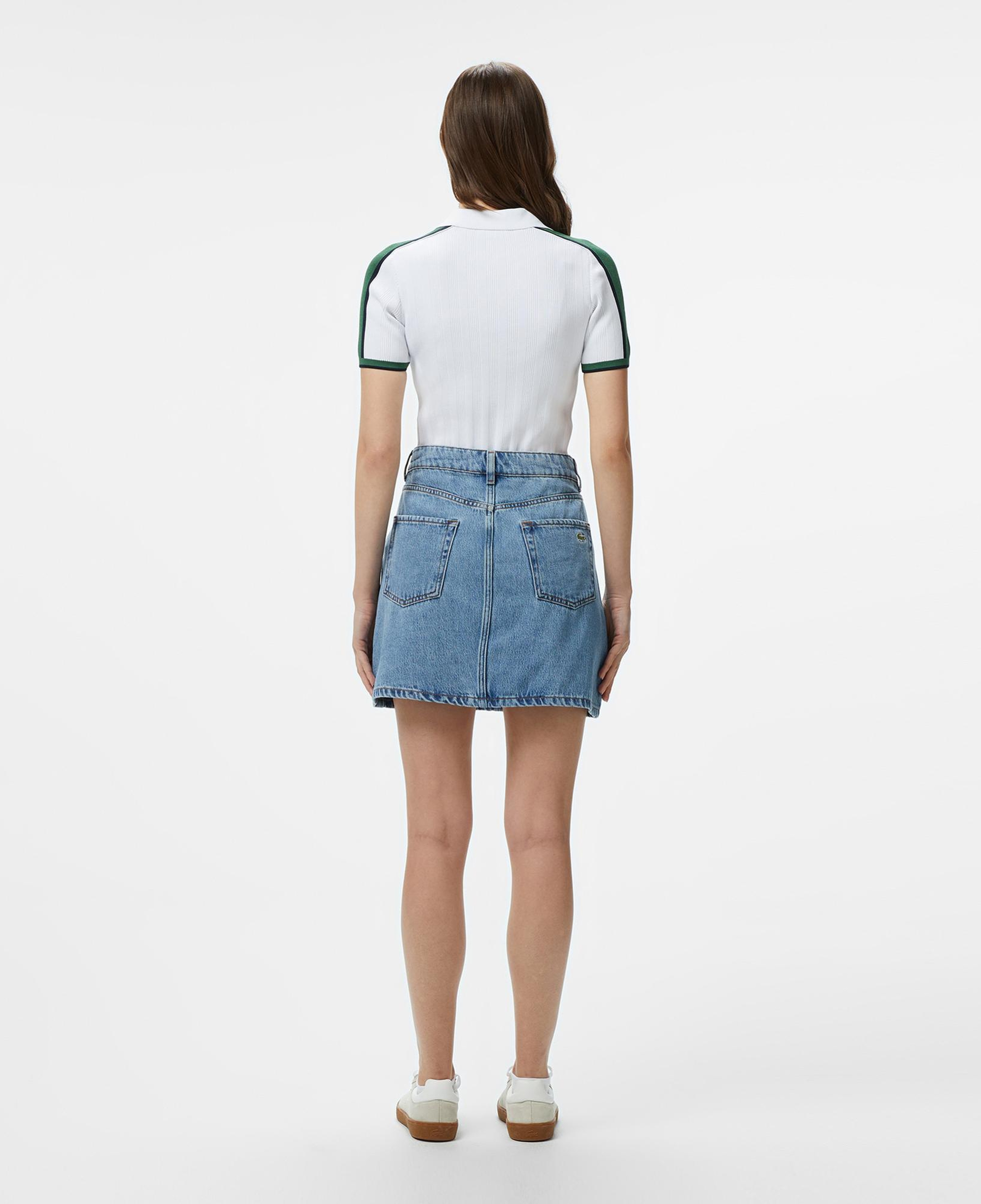 Lacoste Kadın Regular Fit Mavi Etek